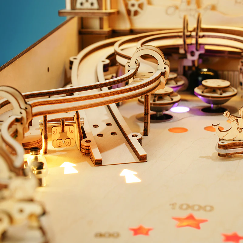 Robotime 3D Pinball Machine EG01 - Image 6