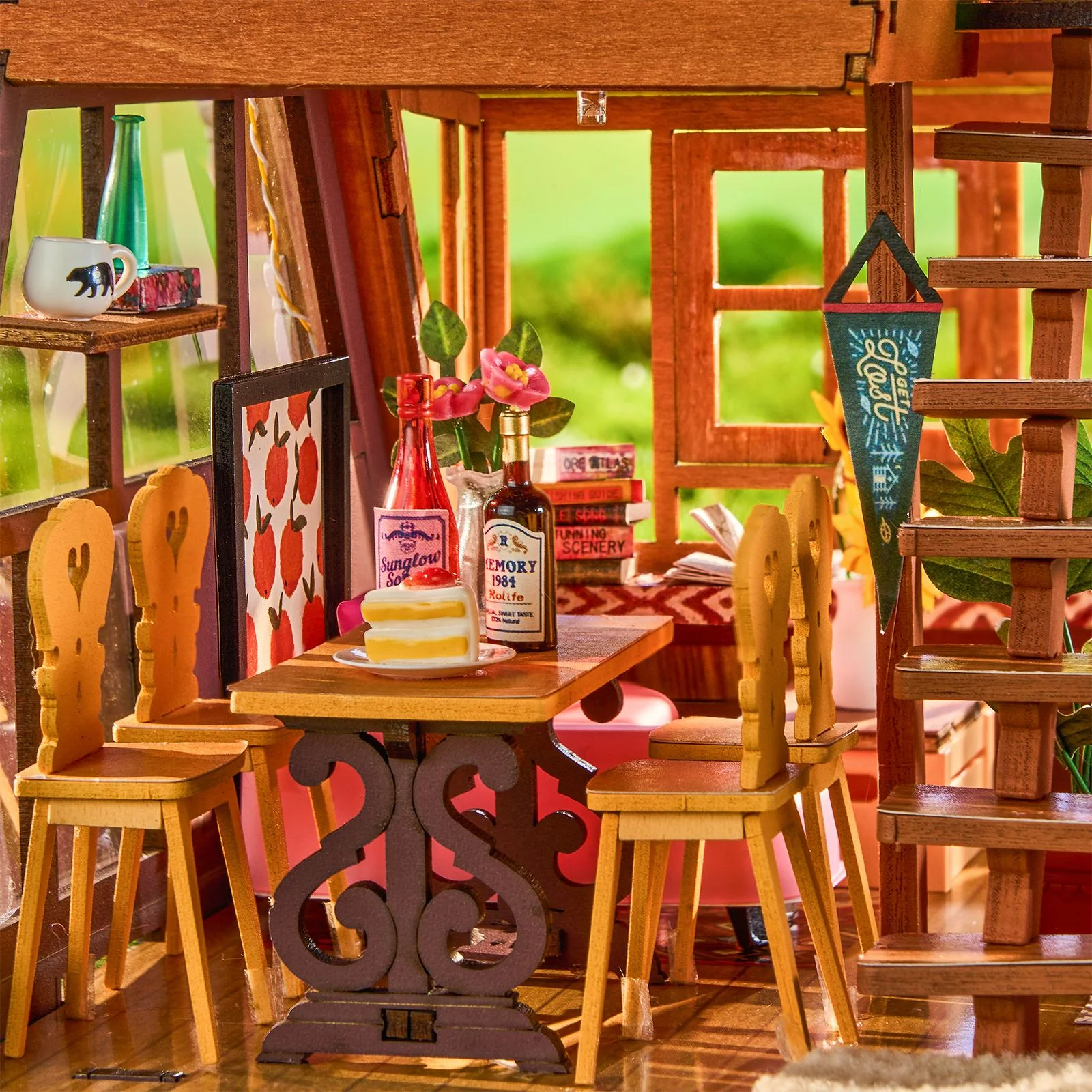 Robotime A-Frame Cabin DG181 - Image 4