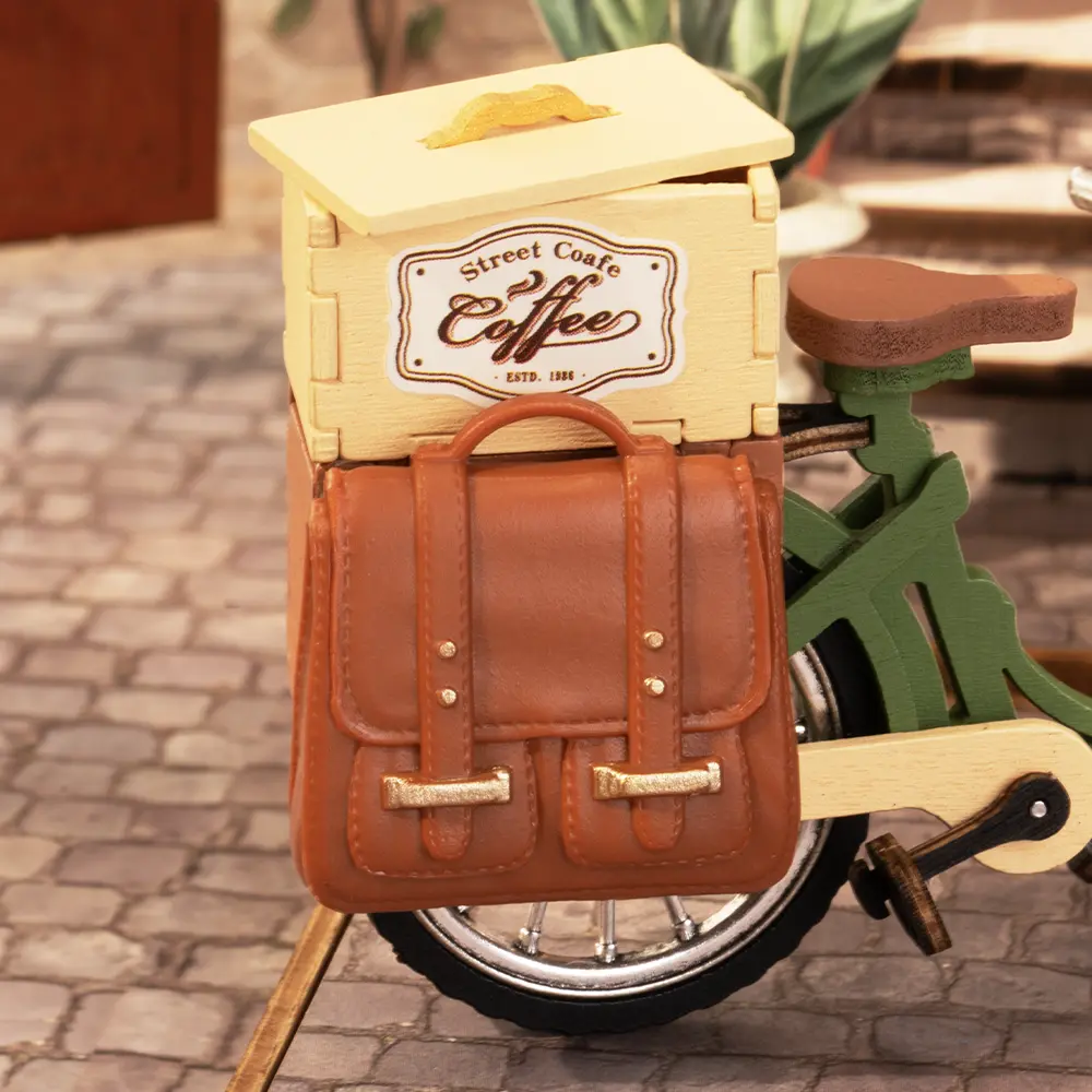 Robotime Aromatic Coffee Cart DG182 - Image 4