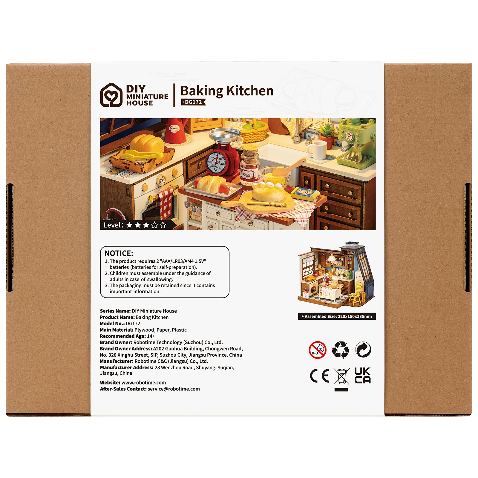 Robotime Baking Kitchen DG172 - Image 3