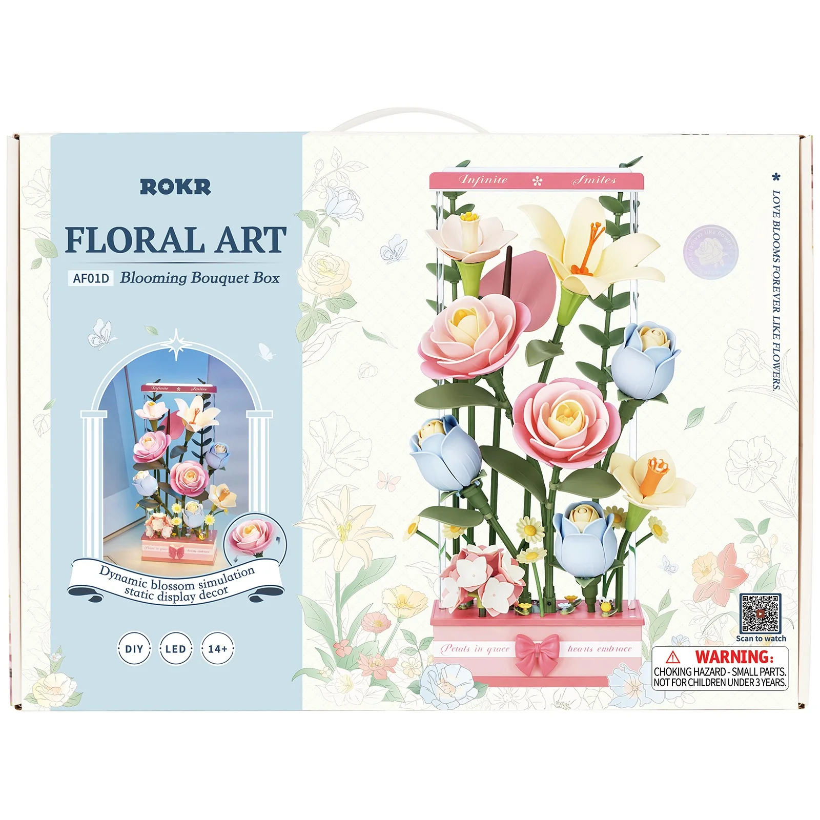 Robotime Blooming Bouquet Box AF01D - Image 2