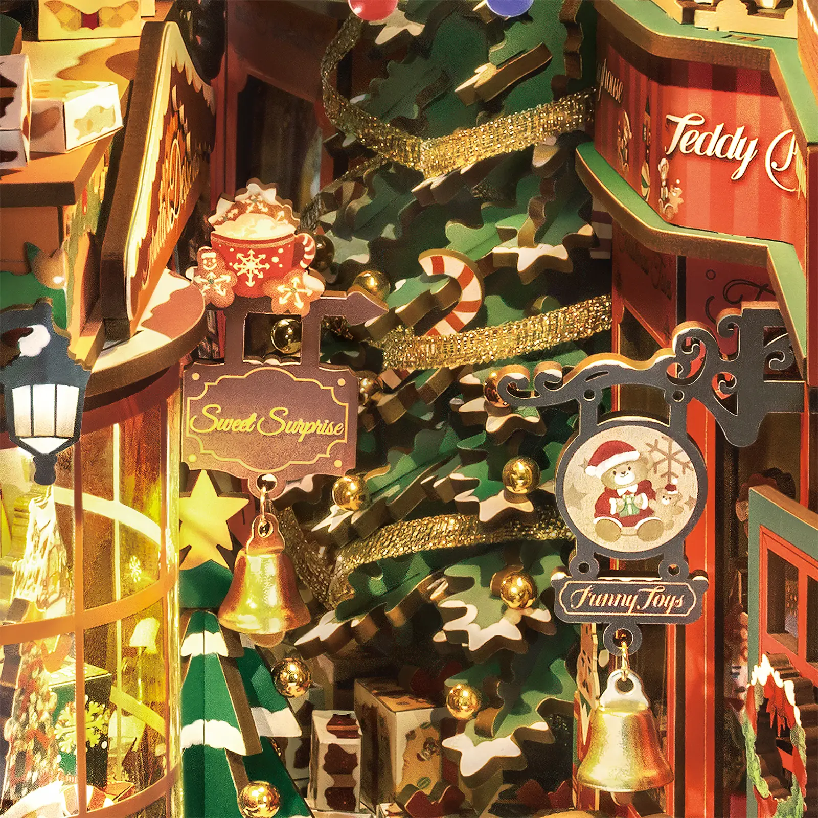 Robotime Book Nook Christmas Street TGC06 - Image 3