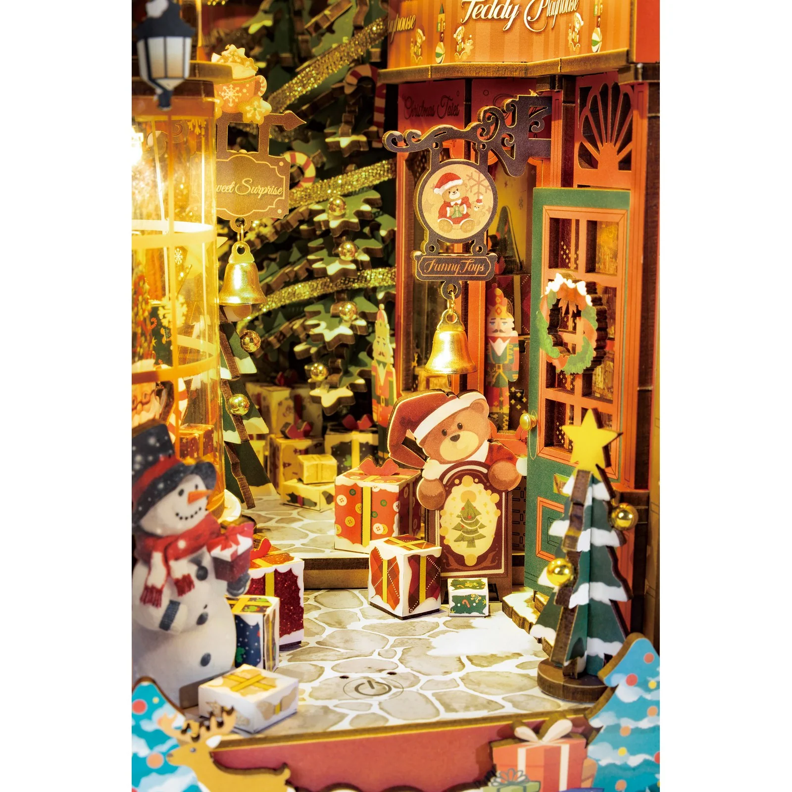 Robotime Book Nook Christmas Street TGC06 - Image 5