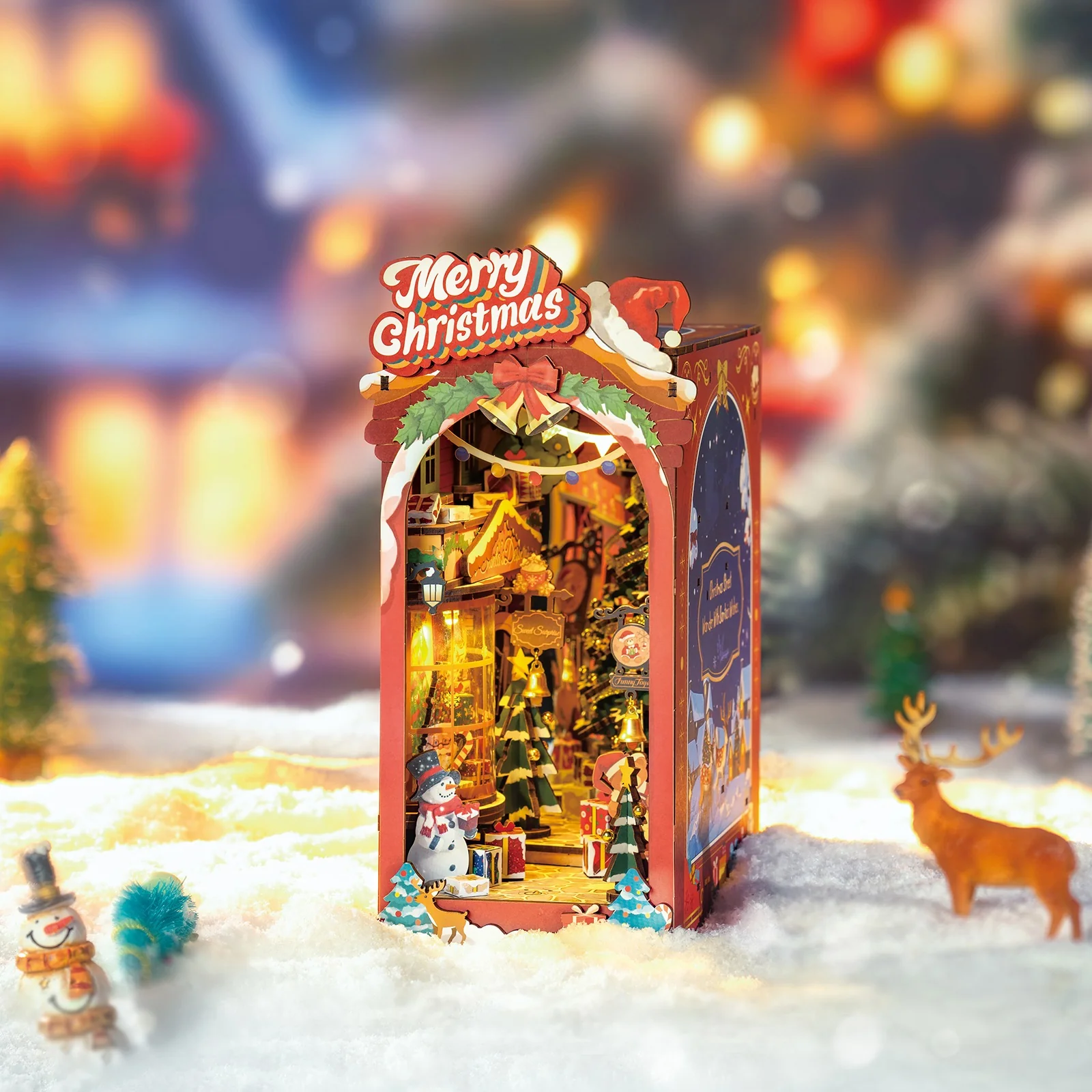 Robotime Book Nook Christmas Street TGC06 - Image 7