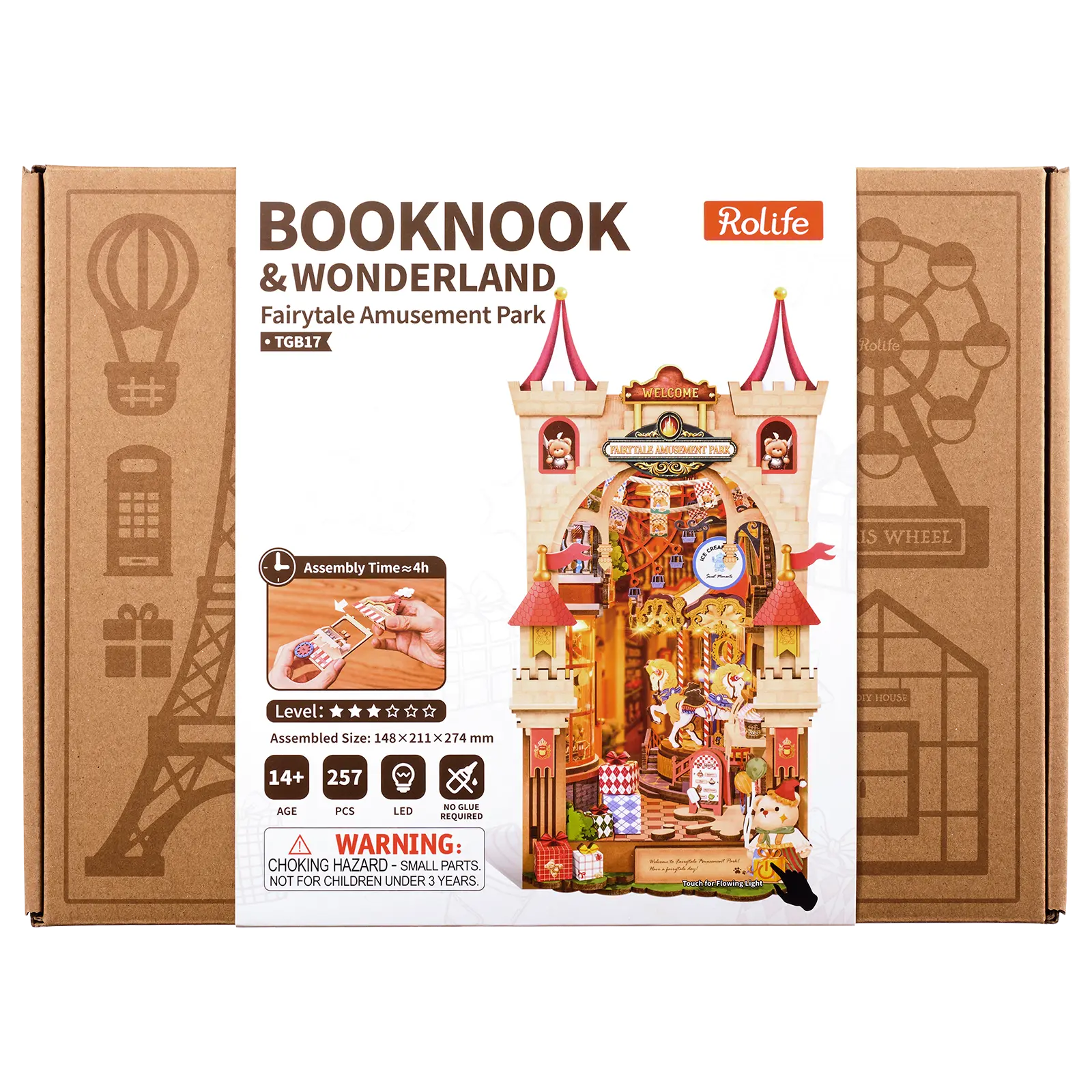 Robotime Book Nook Fairytale Amusement Park TGB17 - Image 2