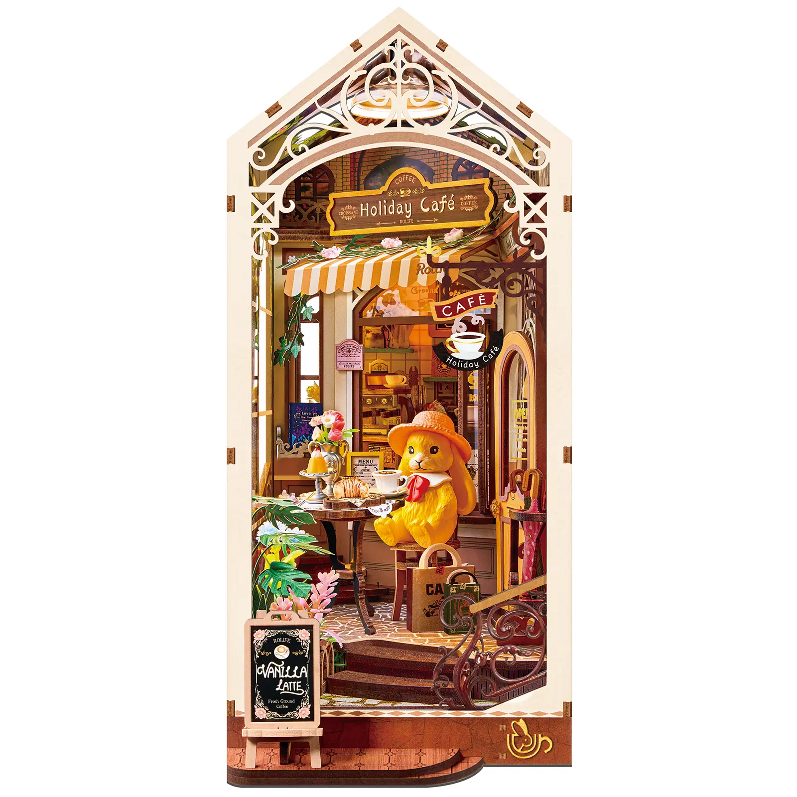 Robotime Book Nook Holiday Café TGB15