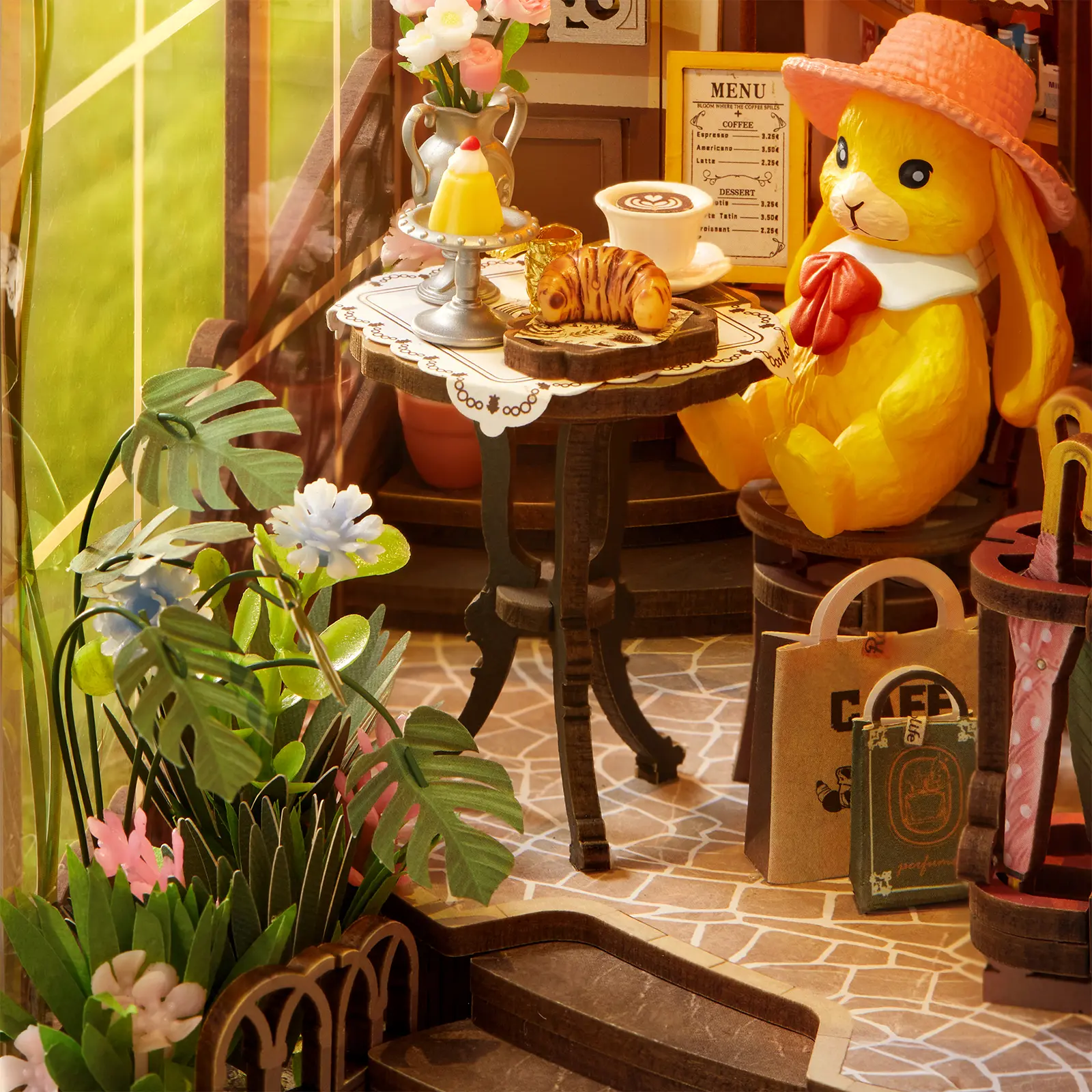 Robotime Book Nook Holiday Café TGB15 - Image 6