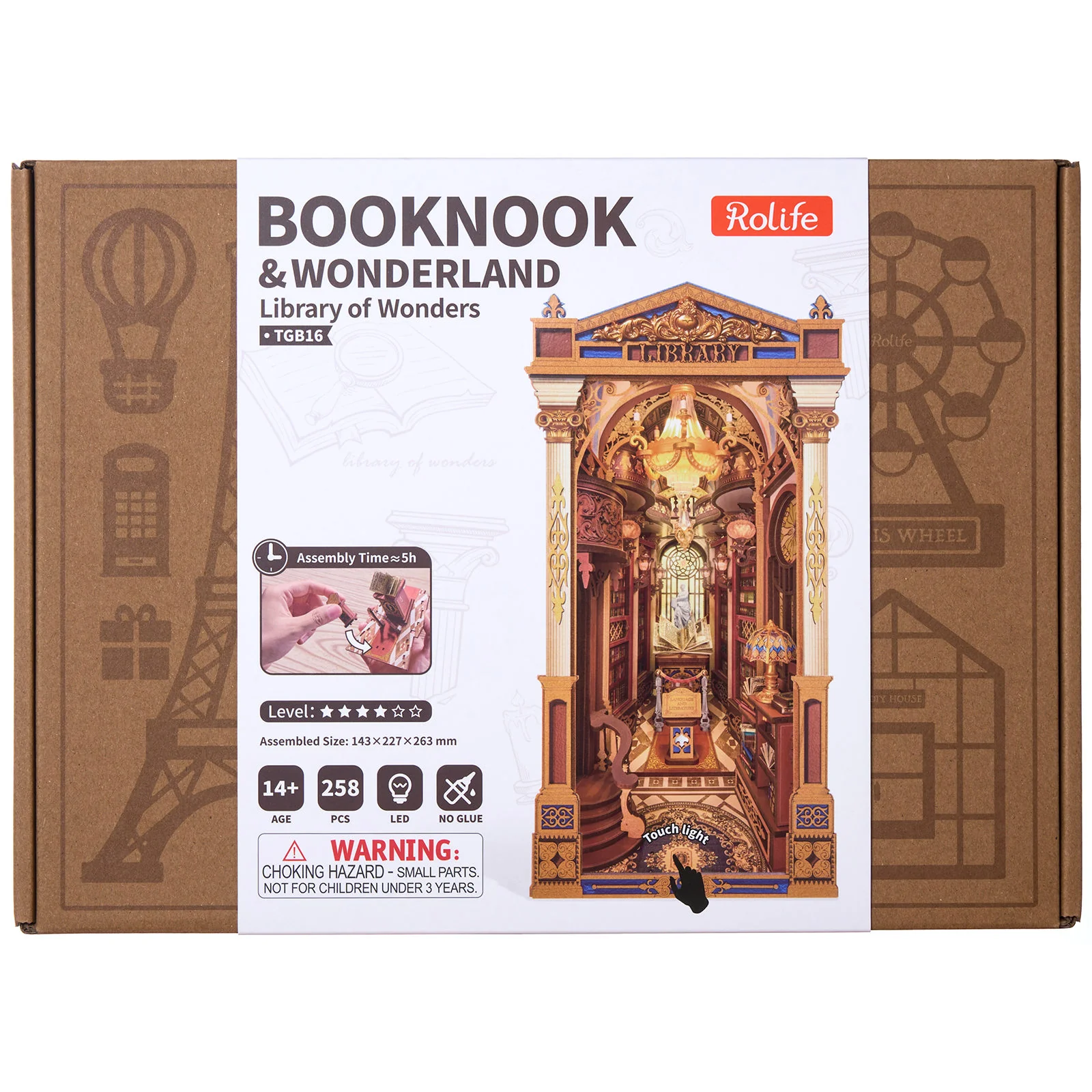 Robotime Book Nook Library of Wonders TGB16 - Image 2