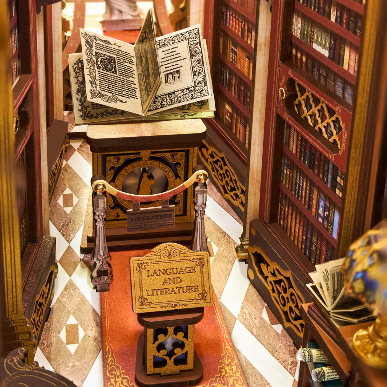 Robotime Book Nook Library of Wonders TGB16 - Image 7