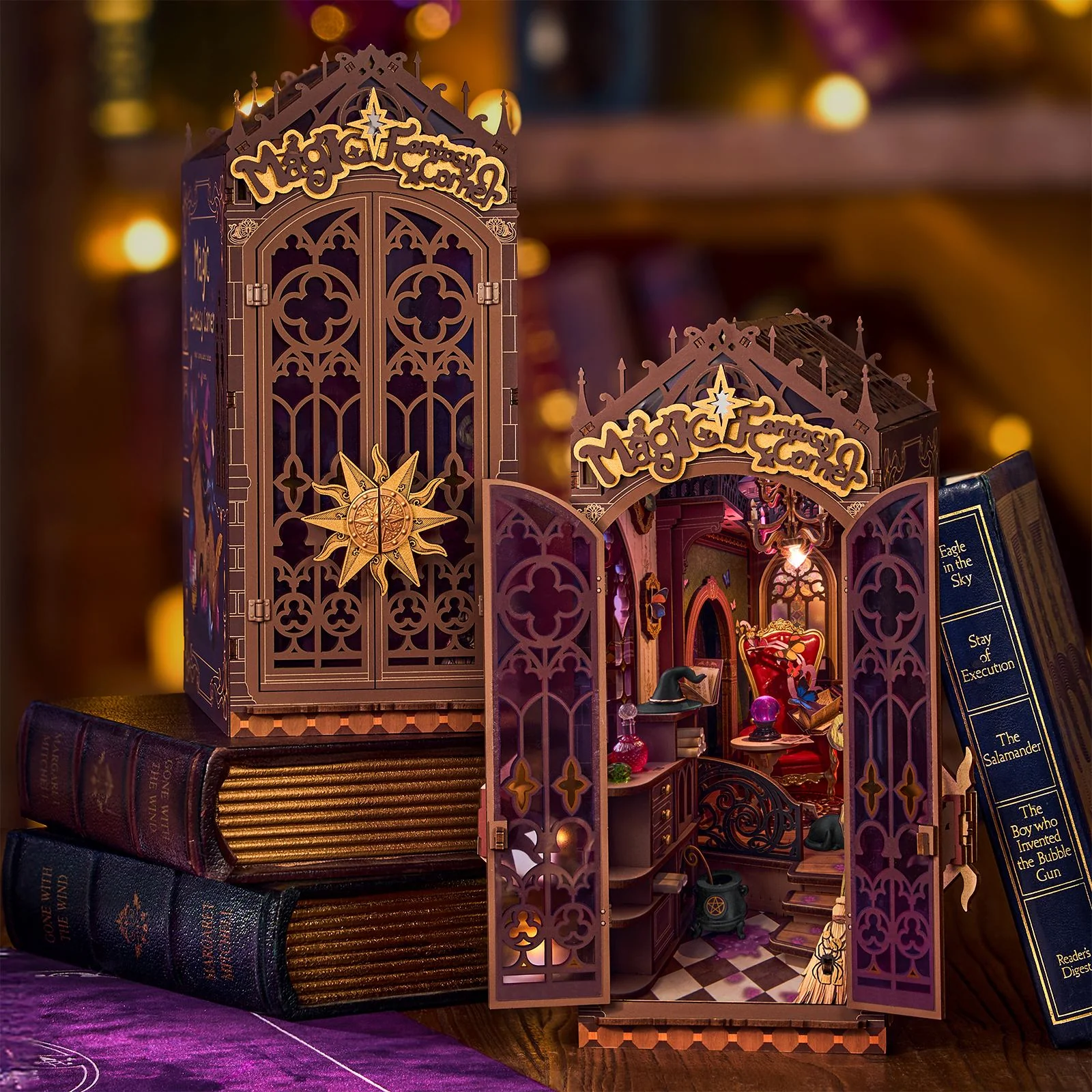 Robotime Book Nook Magic Fantasy Corner TGB14 - Image 7