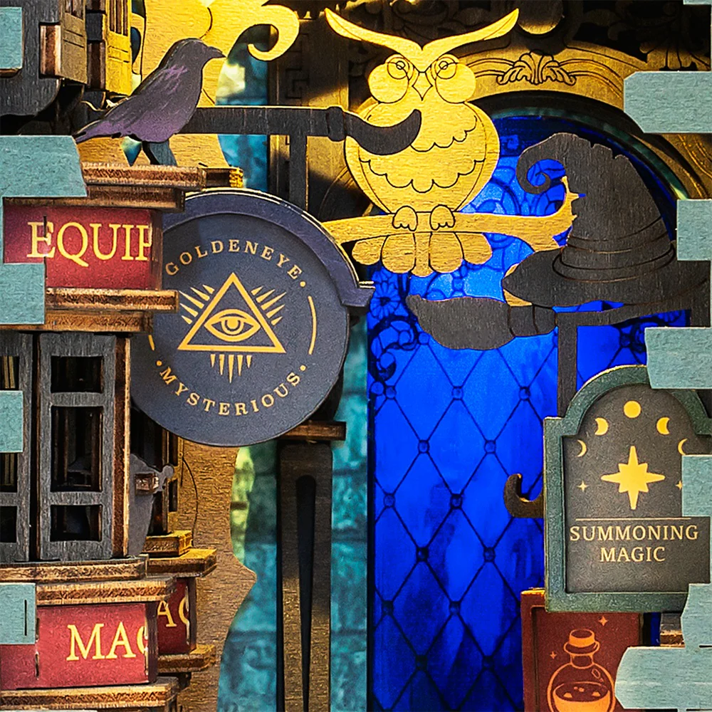 Robotime Book Nook Magic House TGB03 - Image 4