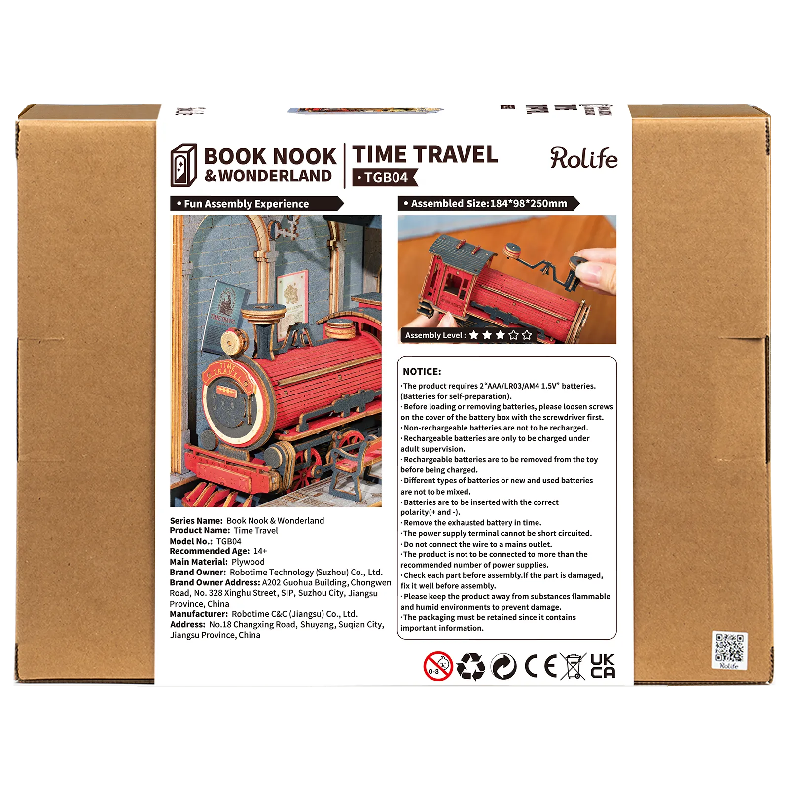 Robotime Book Nook Time Travel TGB04 - Image 3