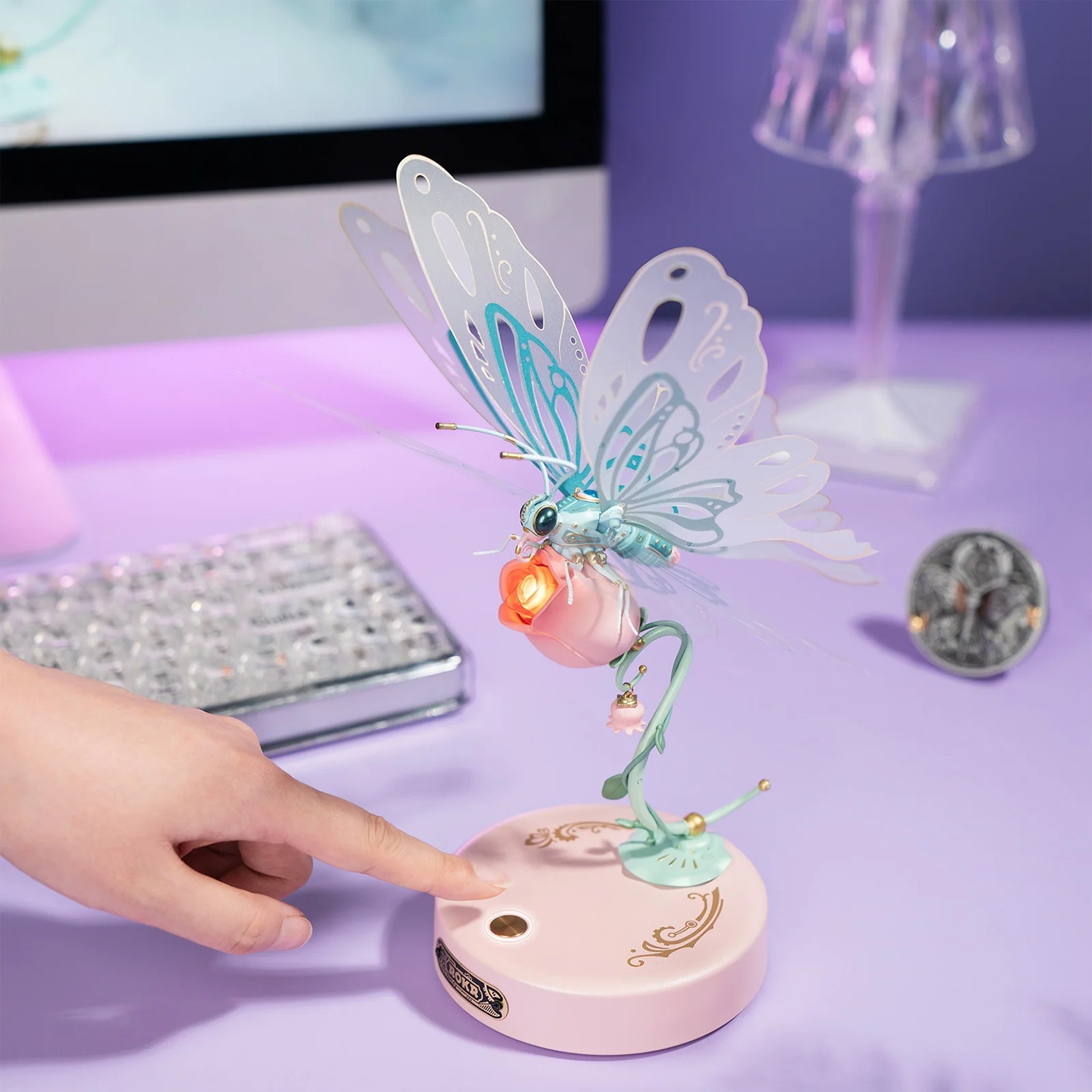 Robotime Butterfly (Pink) MI05P - Image 7