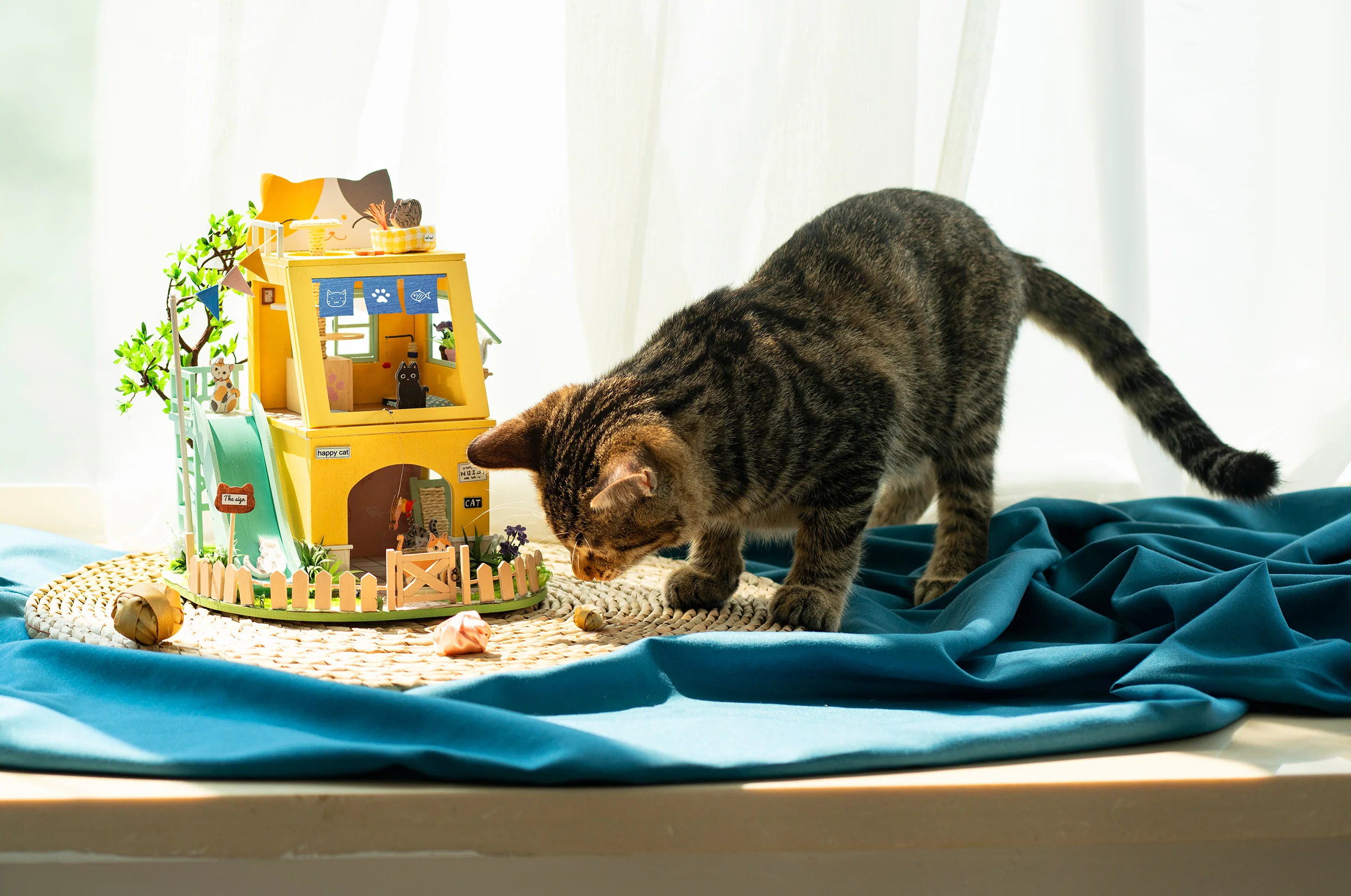 Robotime Cat House DG149 - Image 3