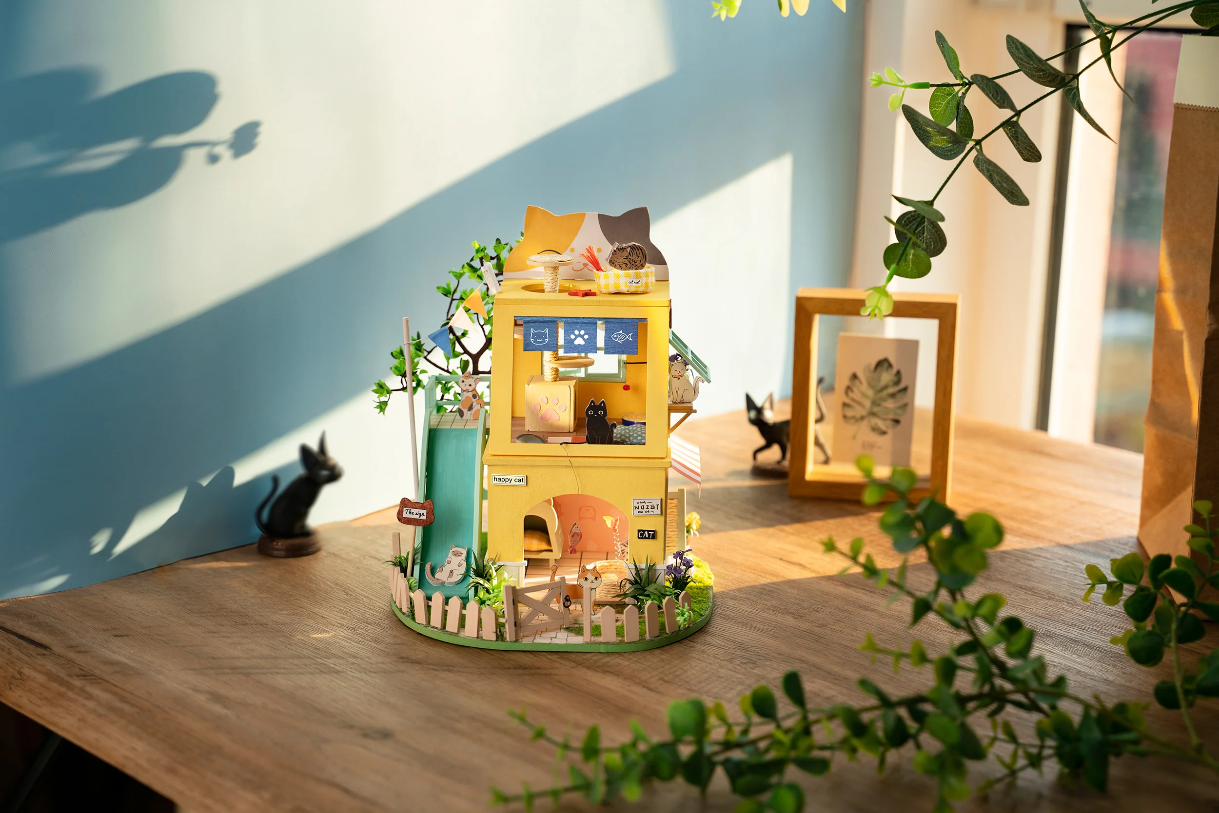 Robotime Cat House DG149 - Image 4