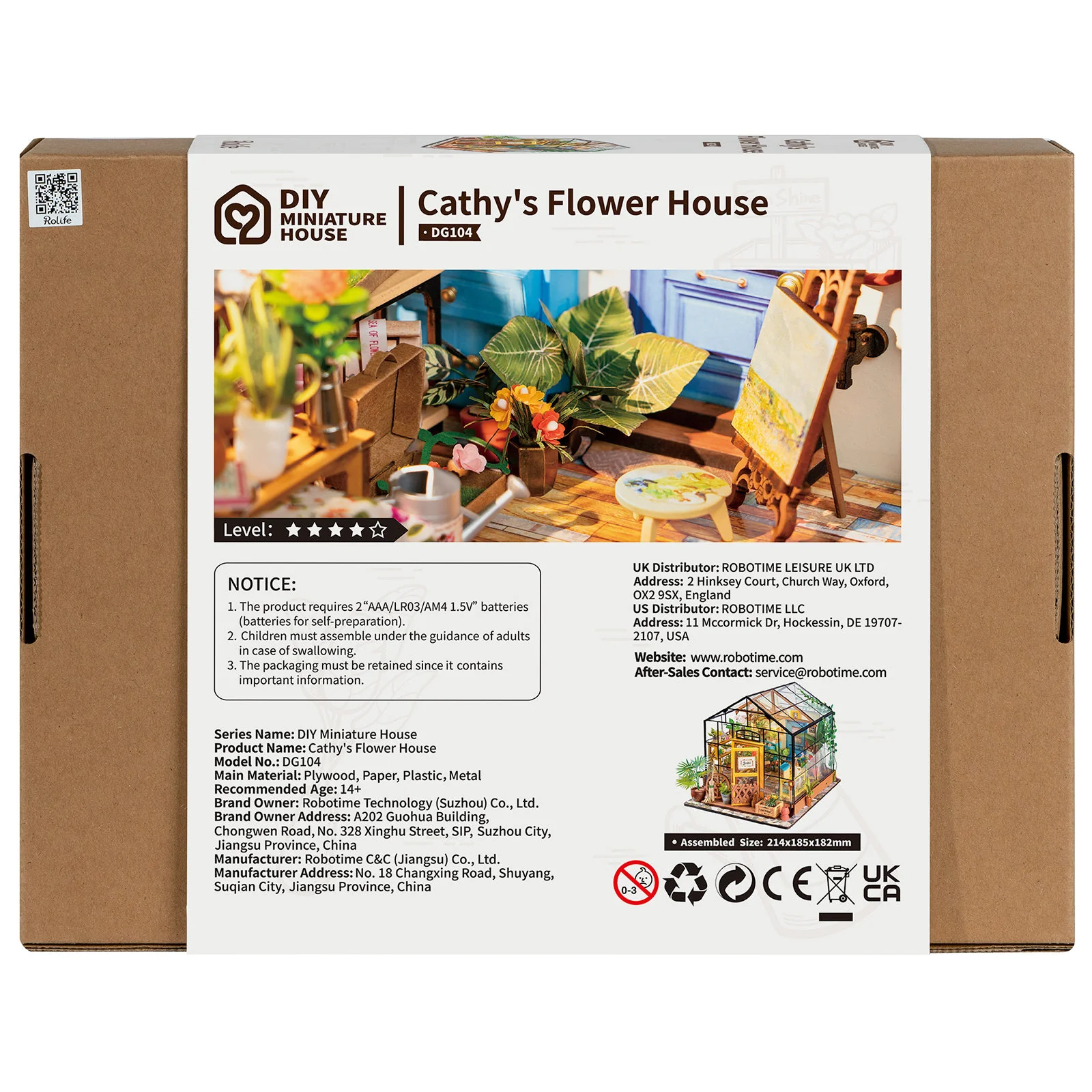 Robotime Cathy's Flower House DG104 - Image 3