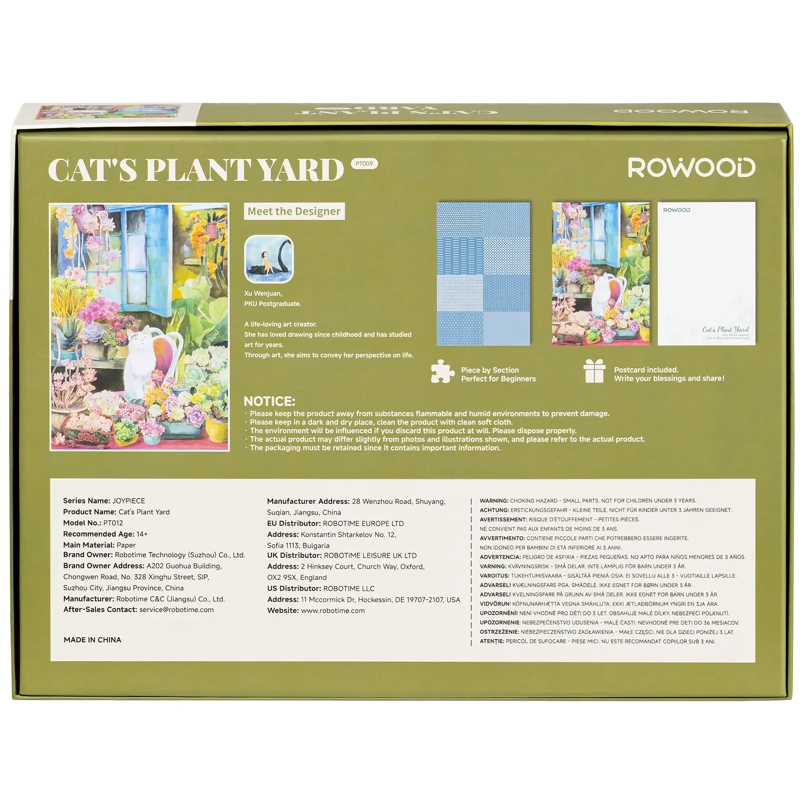 Robotime Cat's Plant Yard PT012 - Image 2