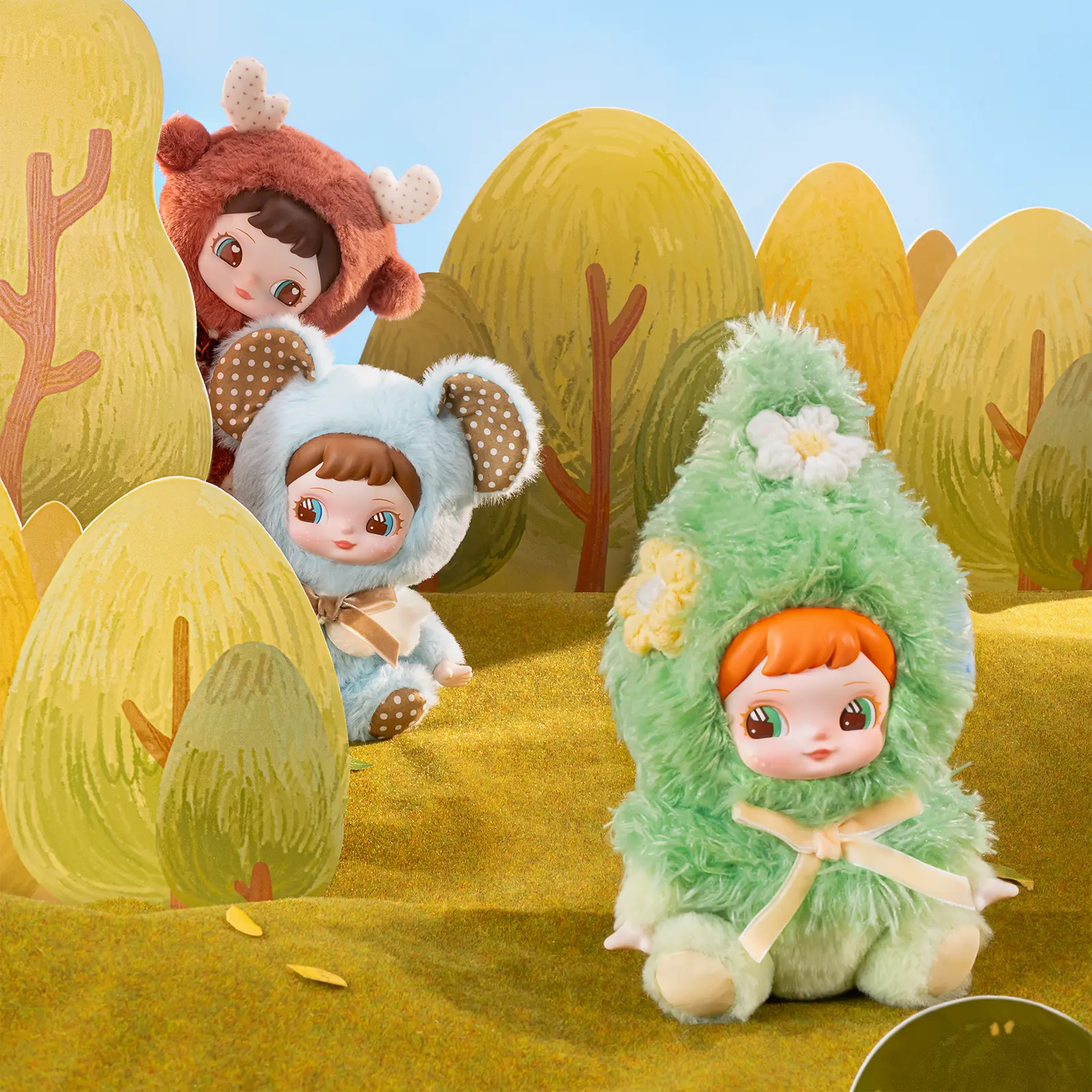 Robotime Charline's Forest Hide & Seek Plush Pendant (Blind Box) MXAXX - Image 4