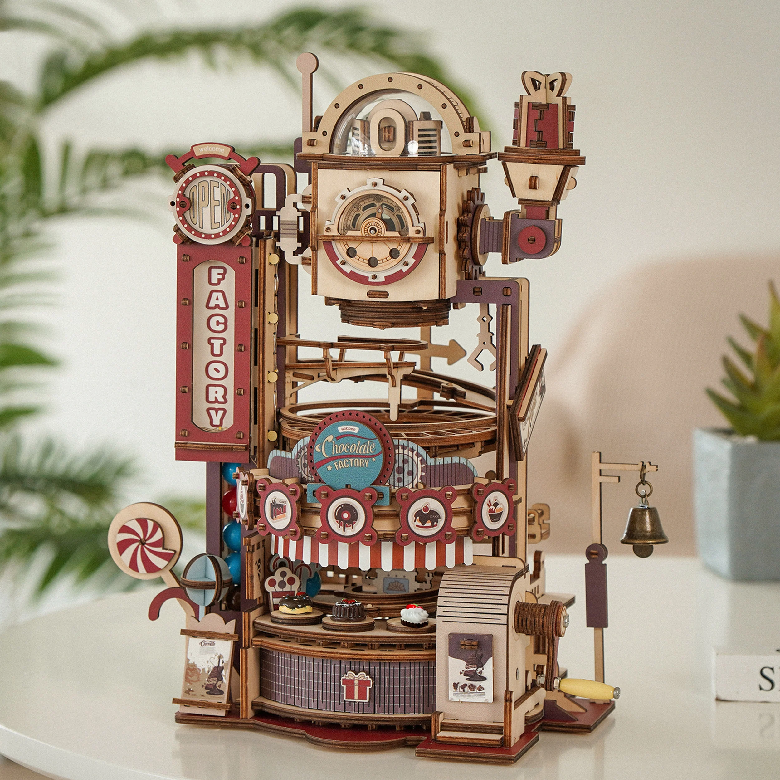 Robotime Chocolate Factory Marble Run LGA02 - Image 4