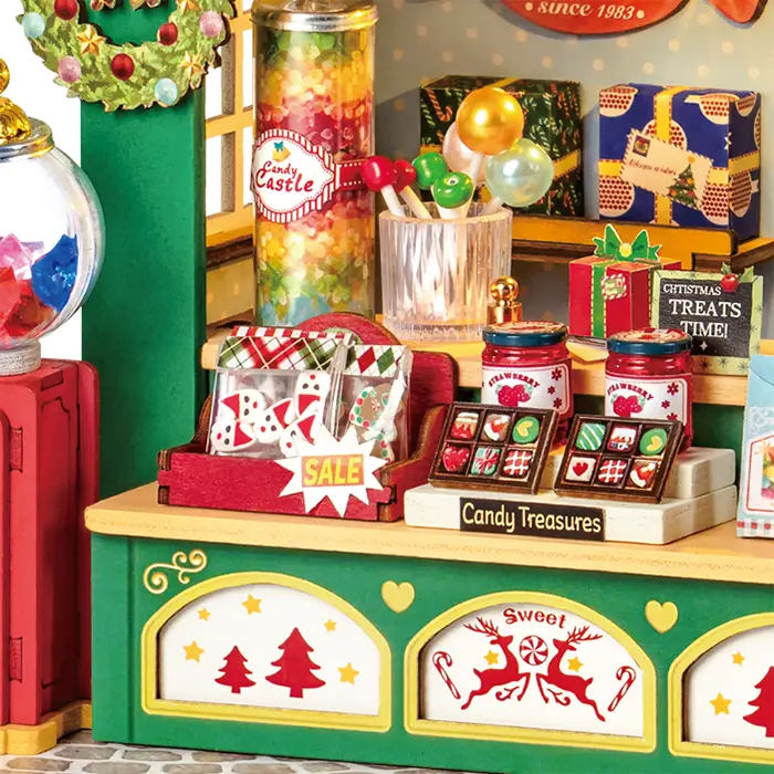 Robotime Christmas Candy Stand DS043 - Image 5