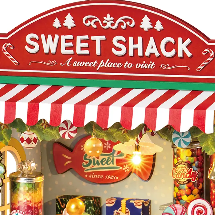 Robotime Christmas Candy Stand DS043 - Image 6