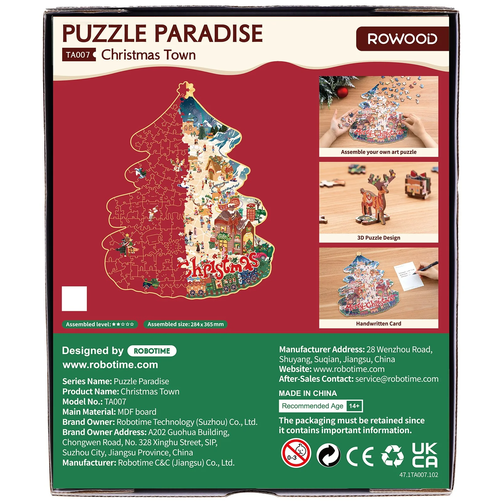 Robotime Christmas Town TA007 - Image 3
