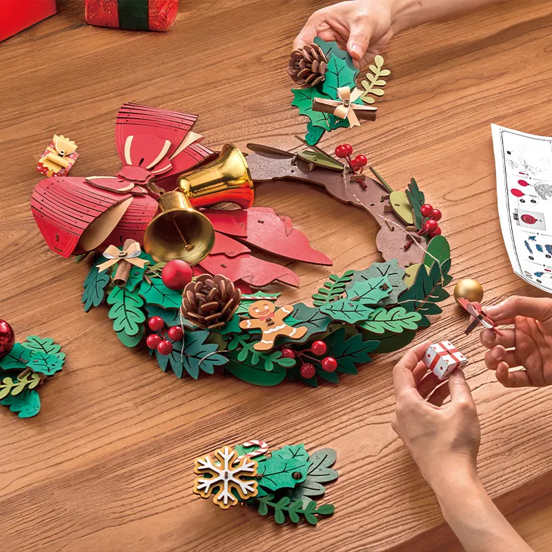 Robotime Christmas Wreath TGL04 - Image 8