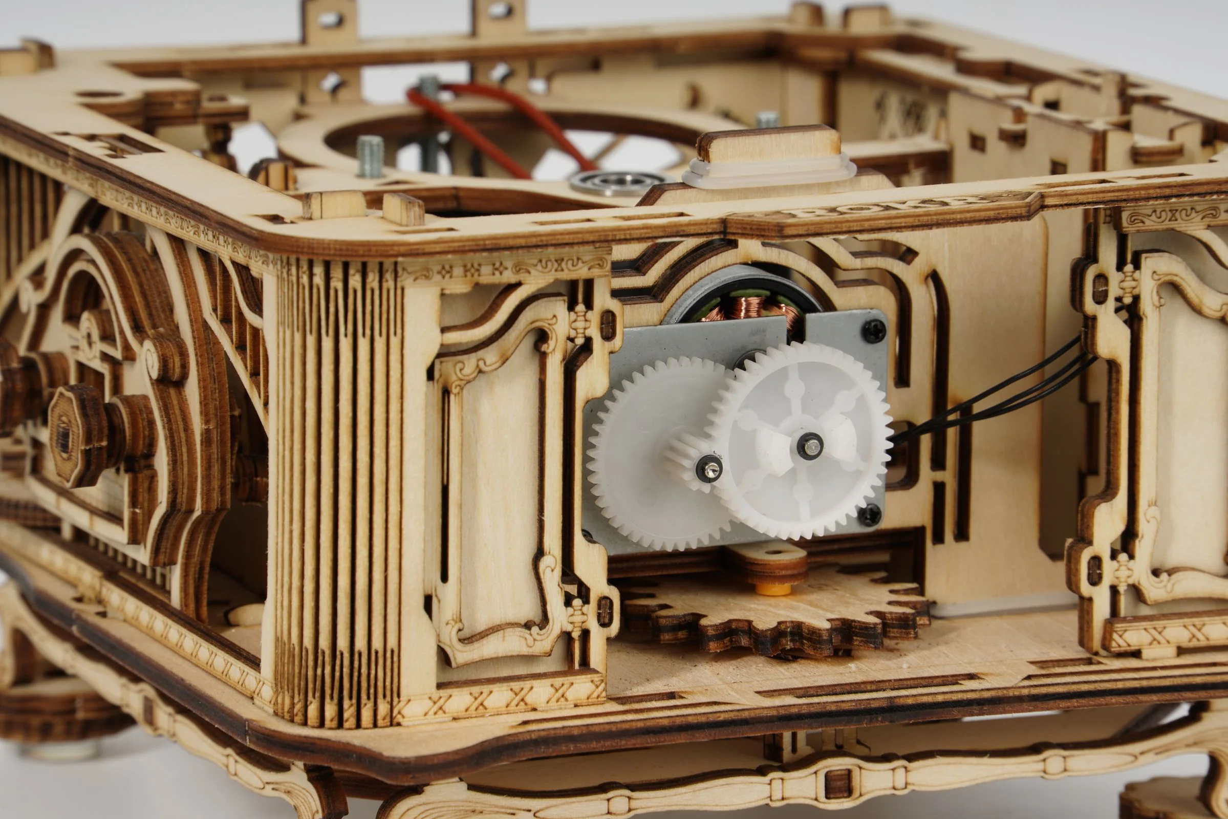 Robotime Classical Gramophone (Elektrisch Model) LKB01D - Image 3