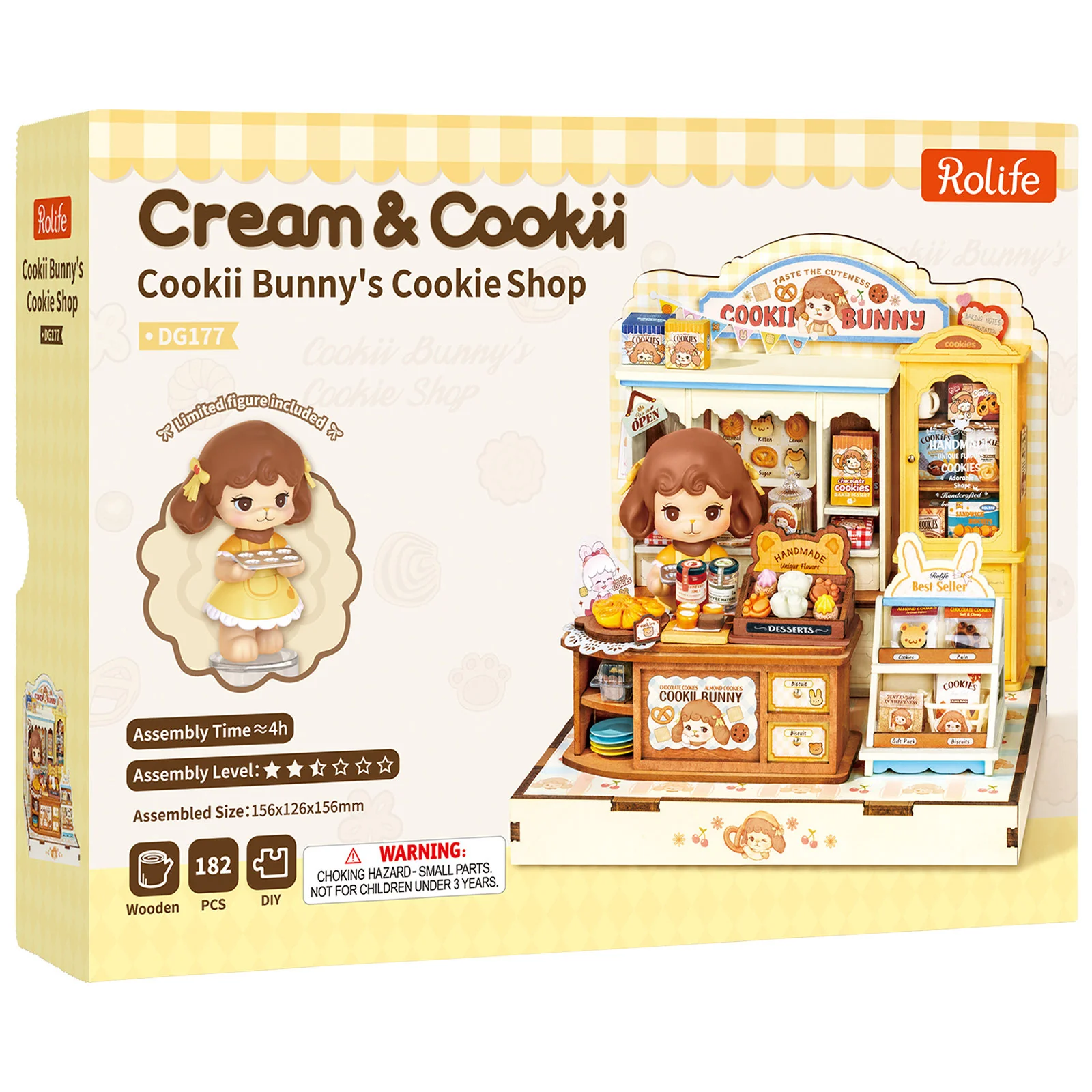 Robotime Cookii Bunny's Cookie Shop DG177 - Image 2