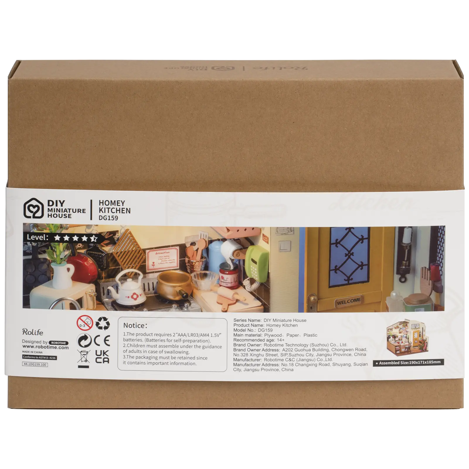 Robotime Cozy Kitchen DG159 - Image 3