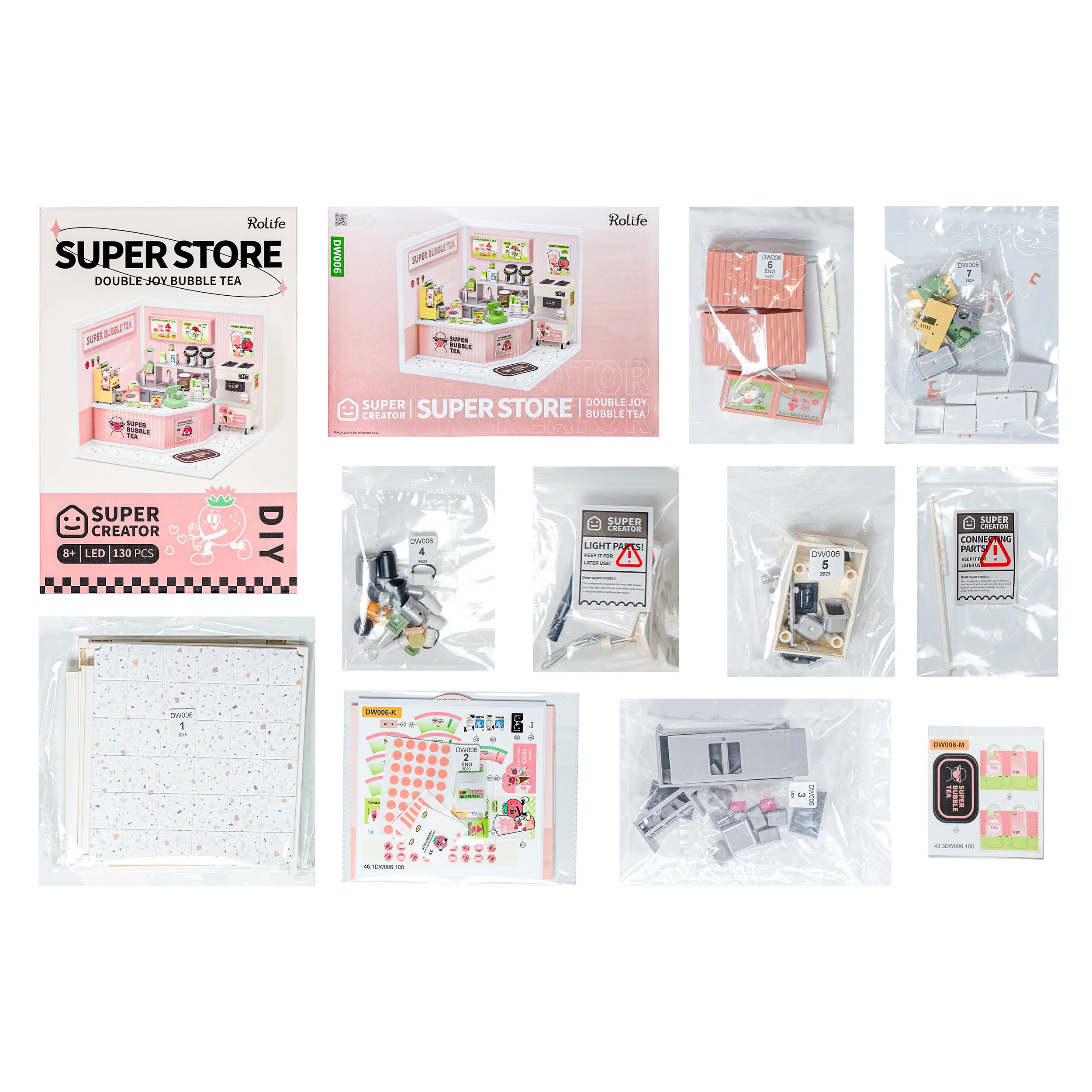 Robotime Double Joy Bubble Tea DW006 - Image 3
