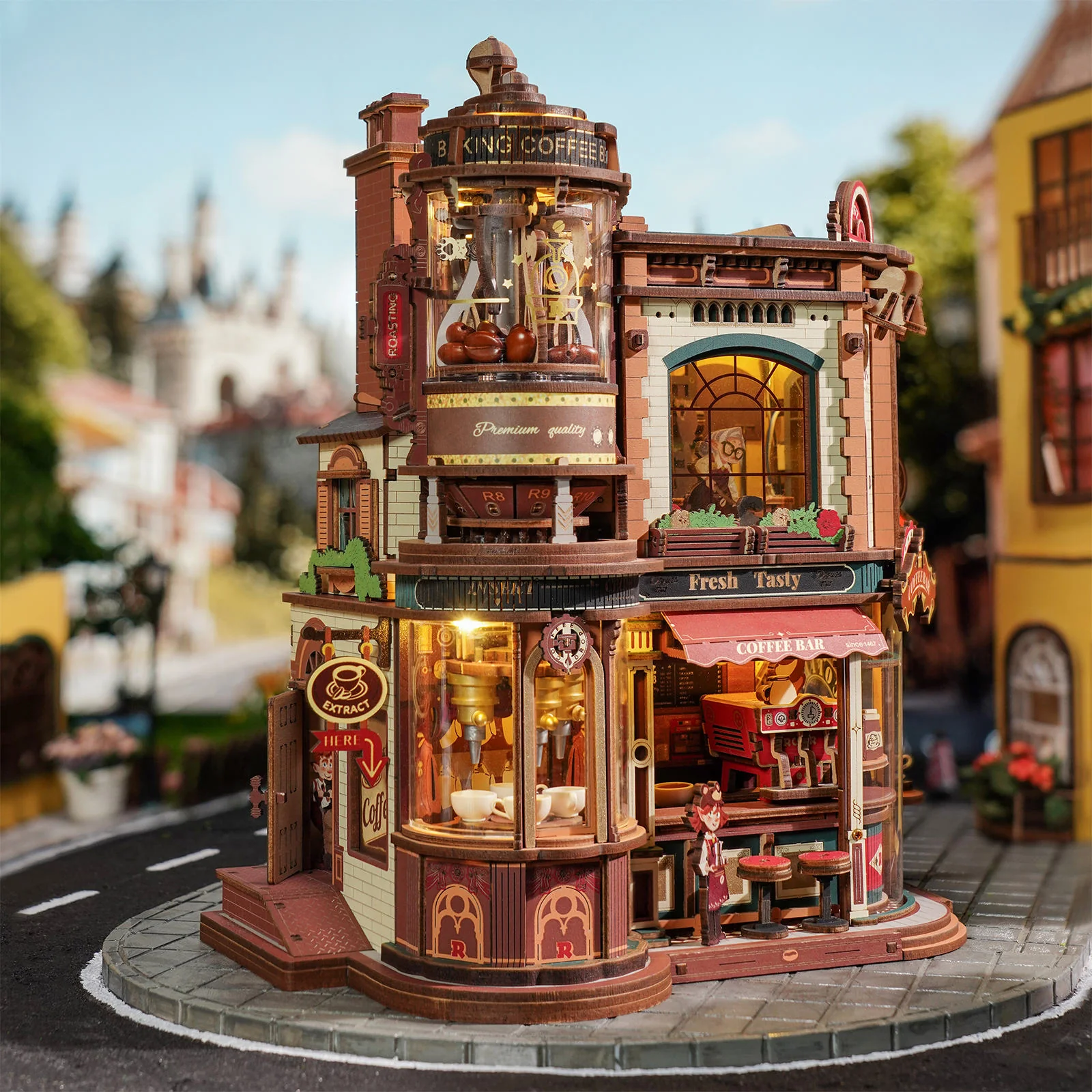 Robotime Dream Coffee Factory EAB02 - Image 9