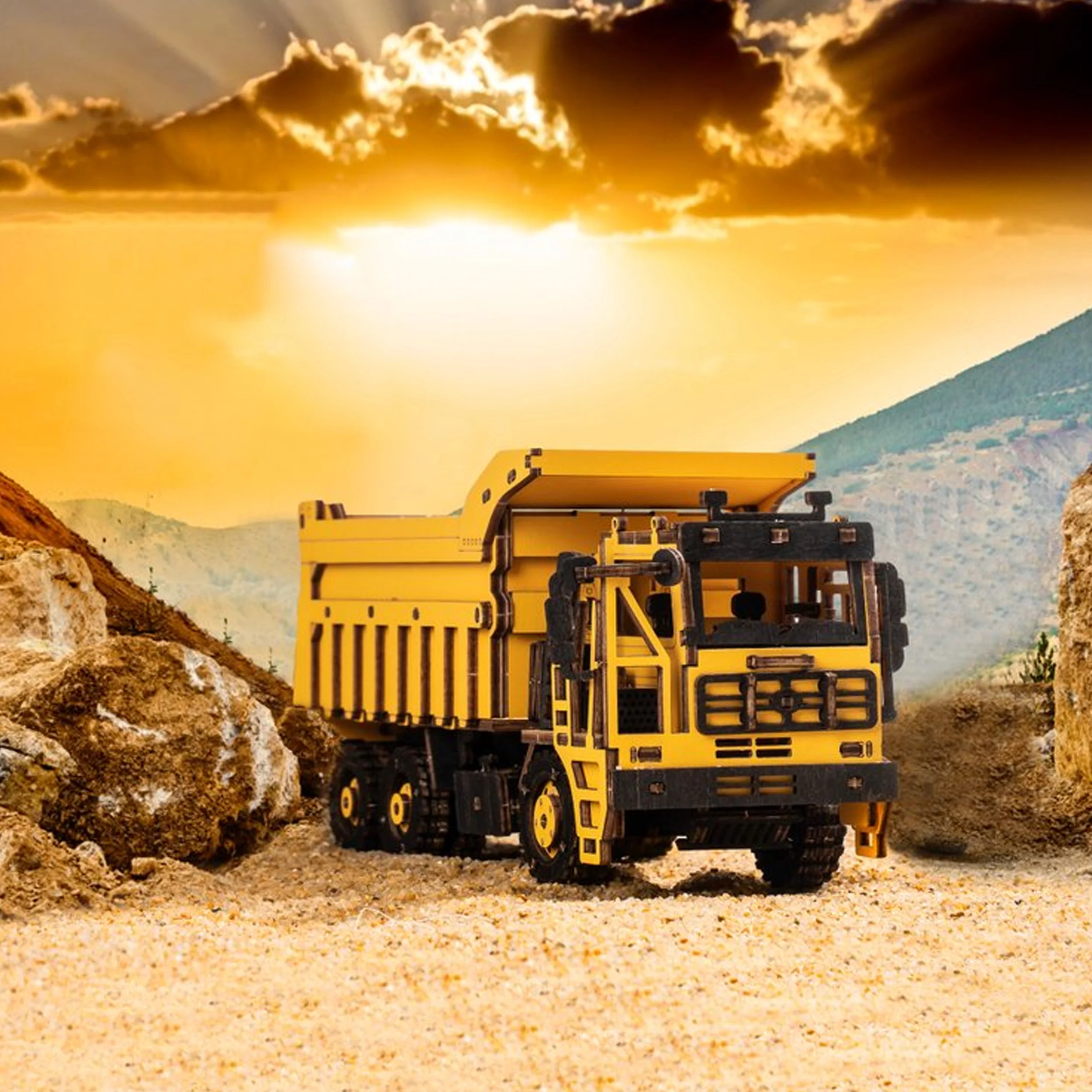 Robotime Dump Truck TG603K - Image 5