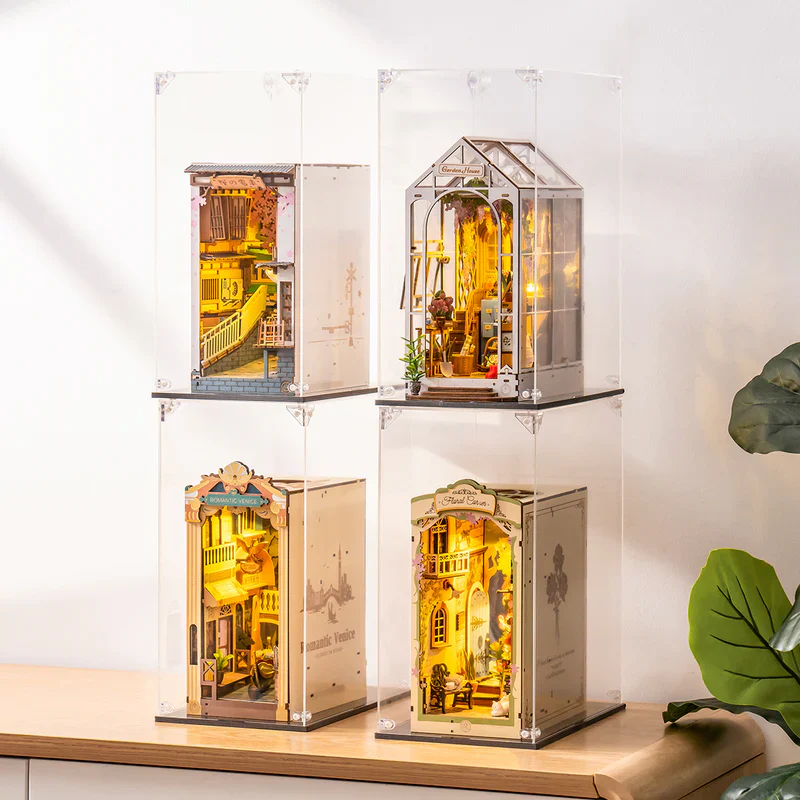 Robotime Dust Cover / Display Case (binnenmaten L:250*B:150mm*H:300mm) WD1001 - Image 5