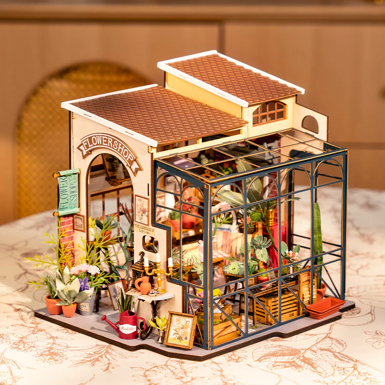 Robotime Emily's Flower Shop DG145 - Image 6