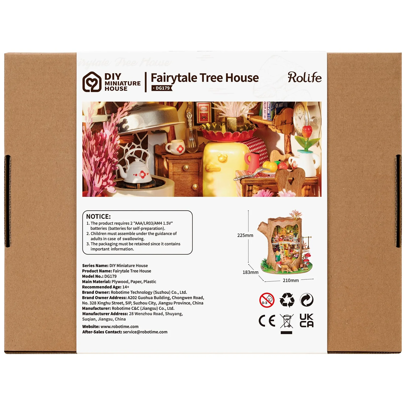 Robotime Fairytale Tree House DG179 - Image 3
