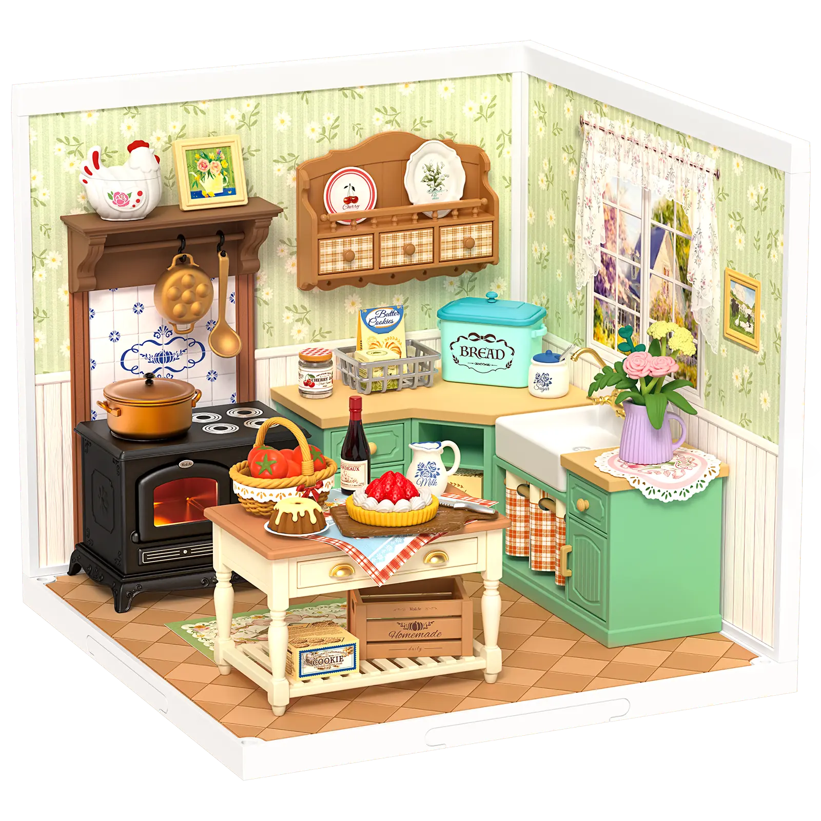 Robotime Farmhouse Kitchen DW024