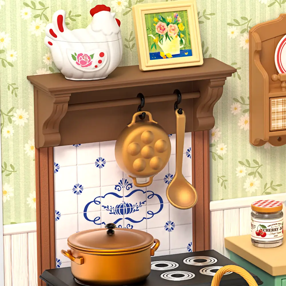 Robotime Farmhouse Kitchen DW024 - Image 4