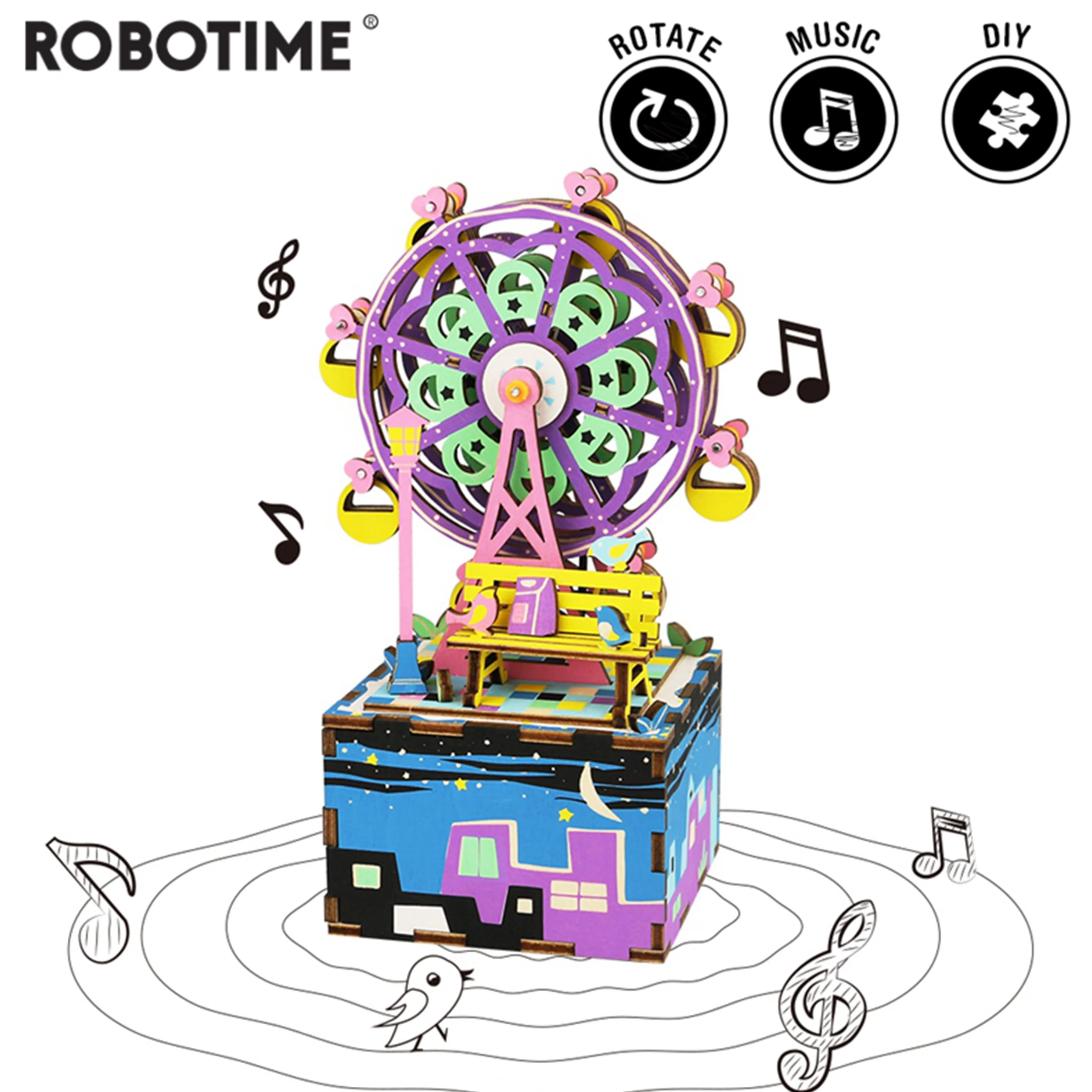 Robotime Ferris Wheel AM402 - Image 3