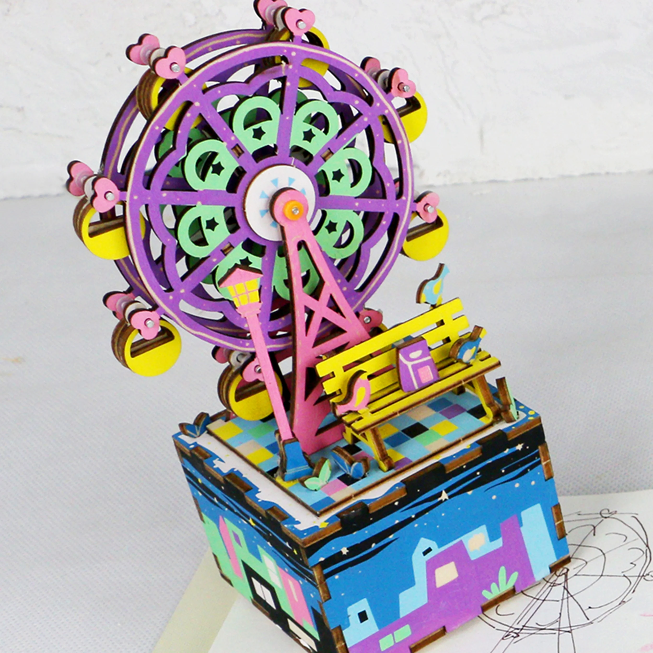 Robotime Ferris Wheel AM402 - Image 5