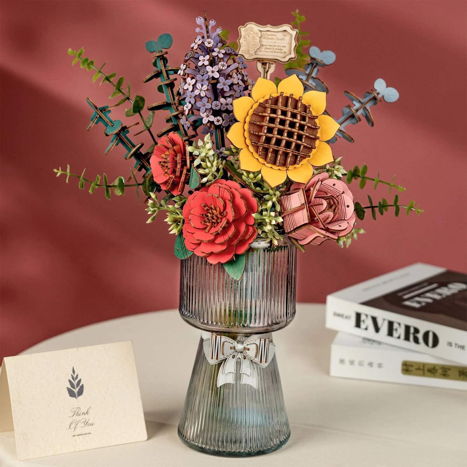 Robotime Flower Bouquet / Bos bloemen TW01H - Image 6