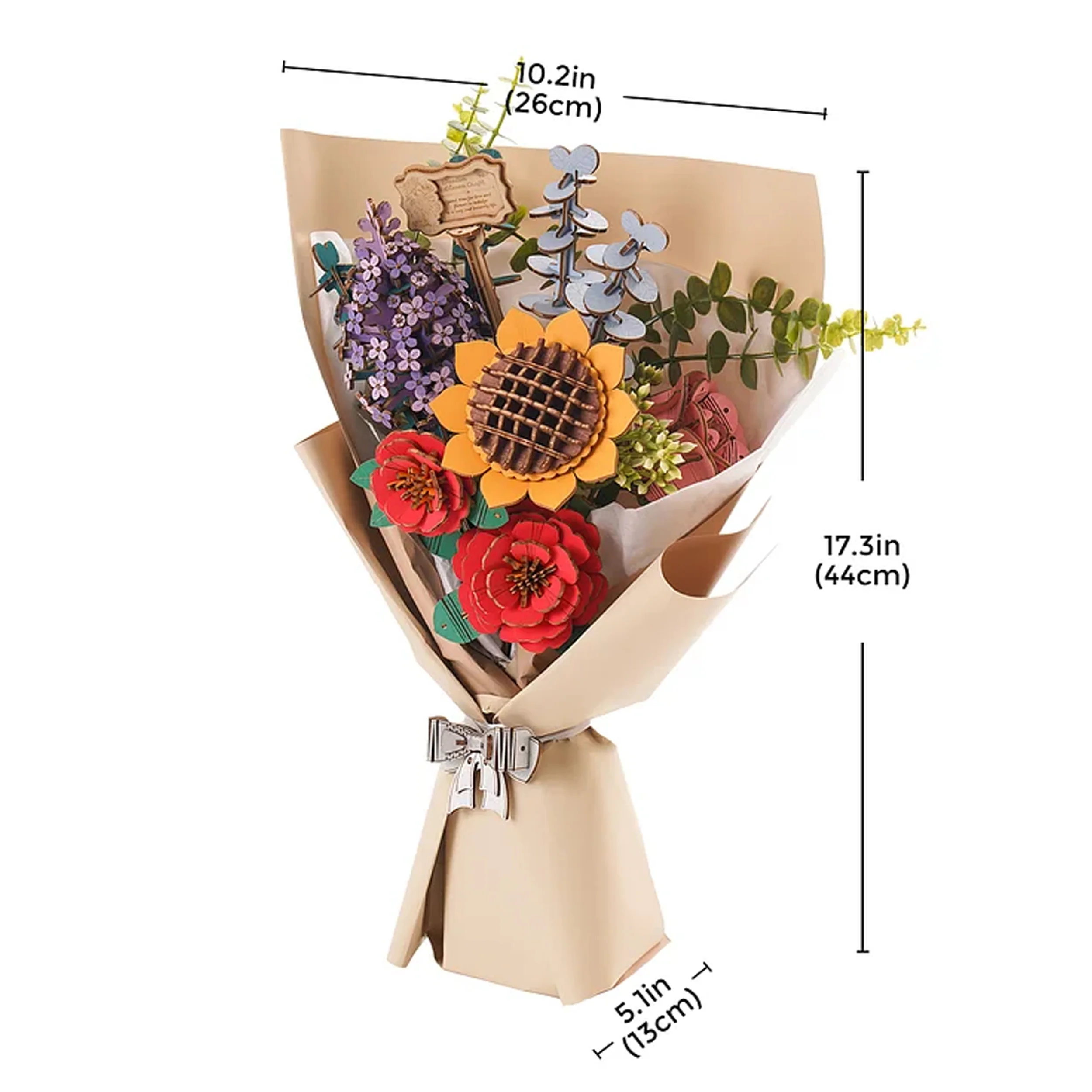 Robotime Flower Bouquet / Bos bloemen TW01H - Image 7