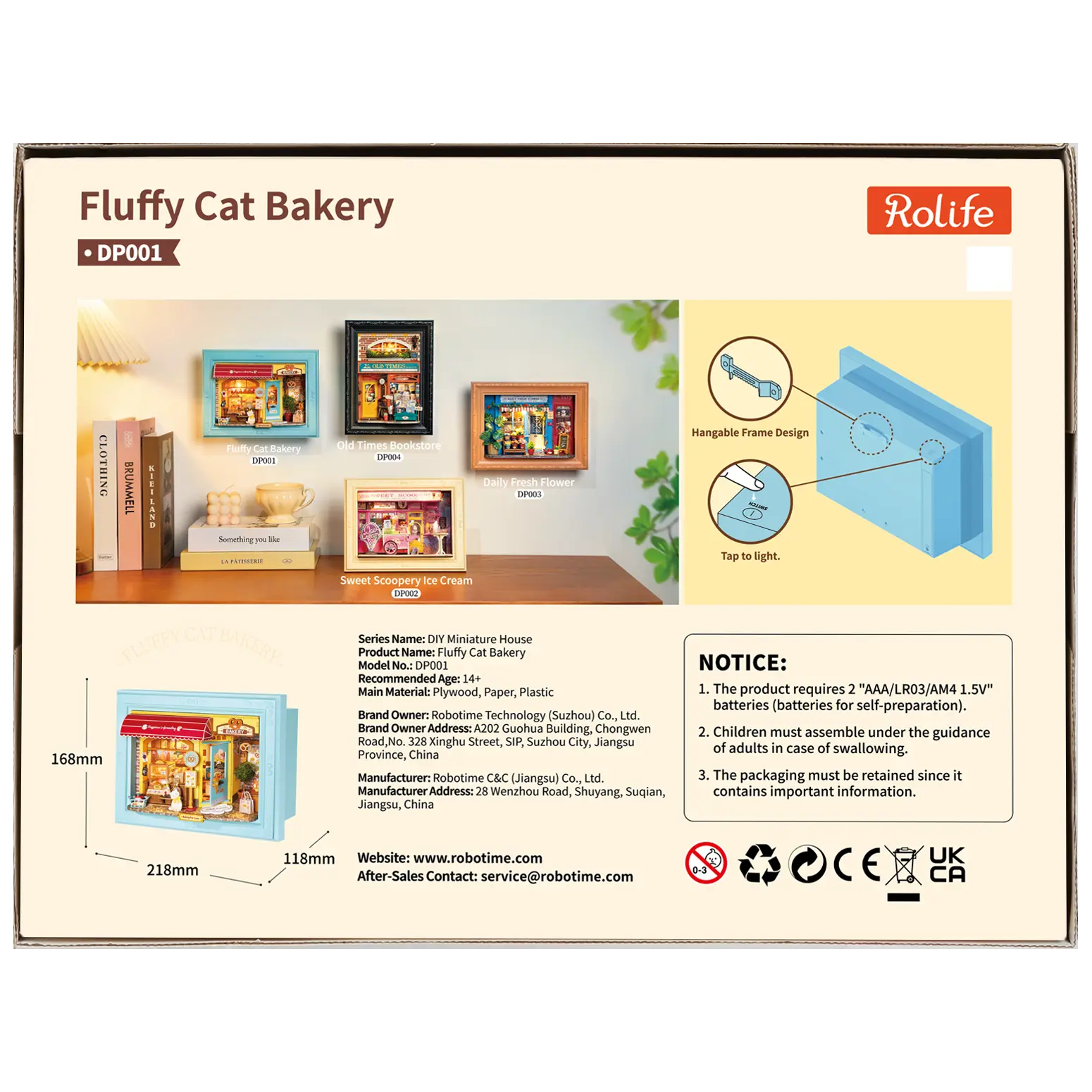 Robotime Fluffy Cat Bakery DP001 - Image 3