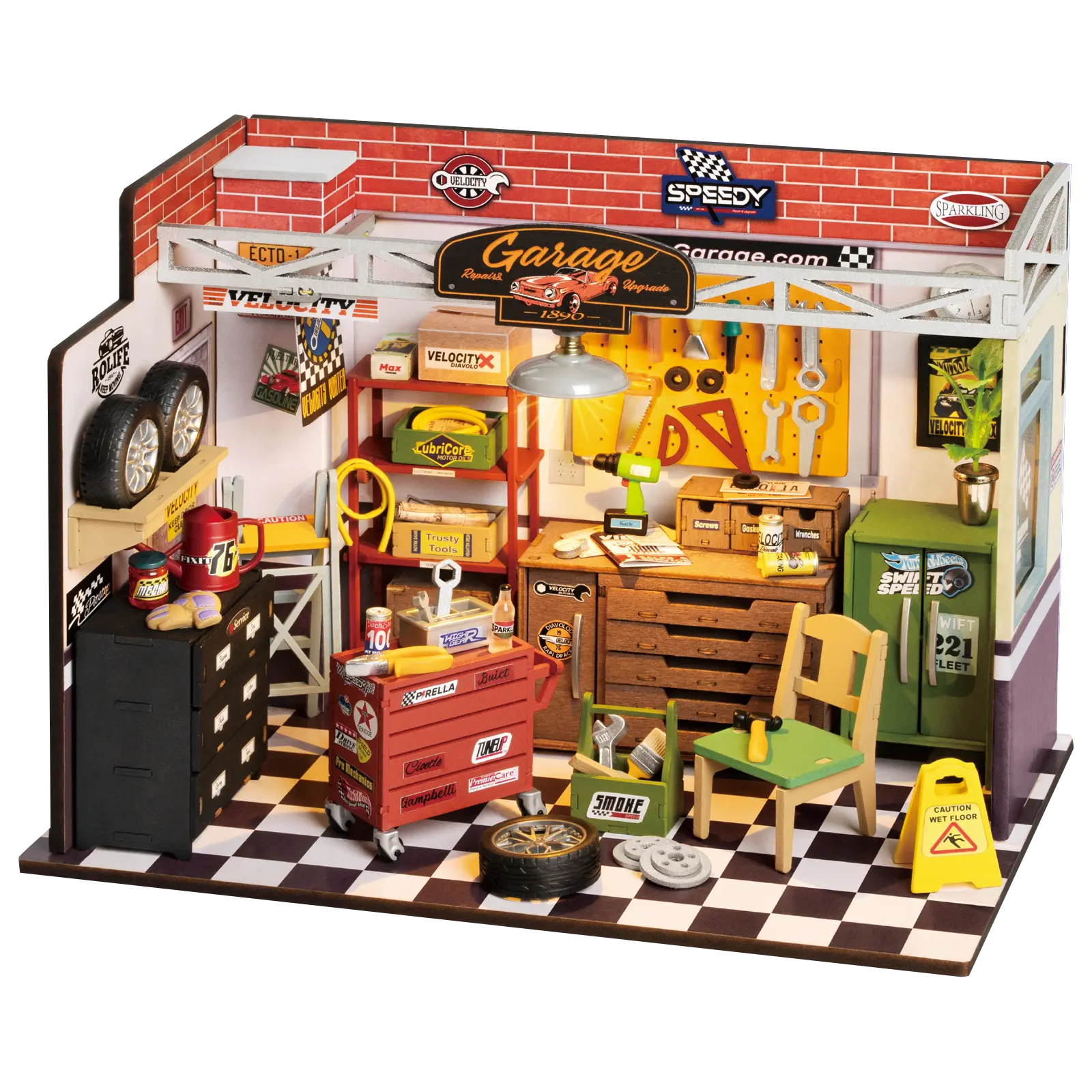 Robotime Garage Workshop DG165