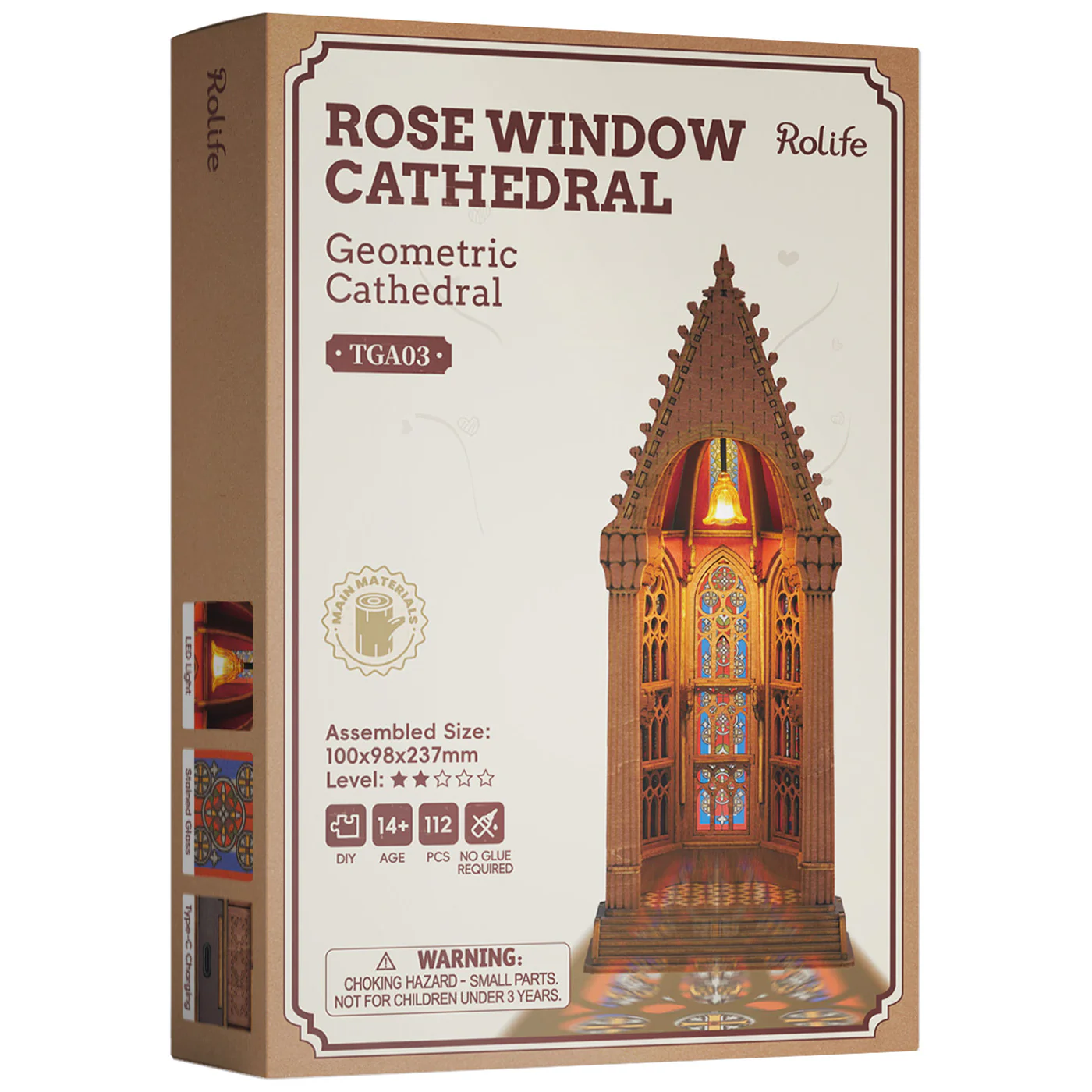 Robotime Geometric Cathedral TGA03 - Image 2