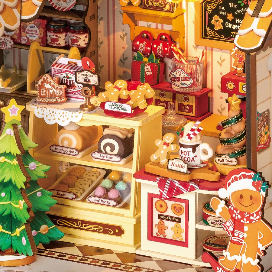Robotime Gingerbread House DG176 - Image 4