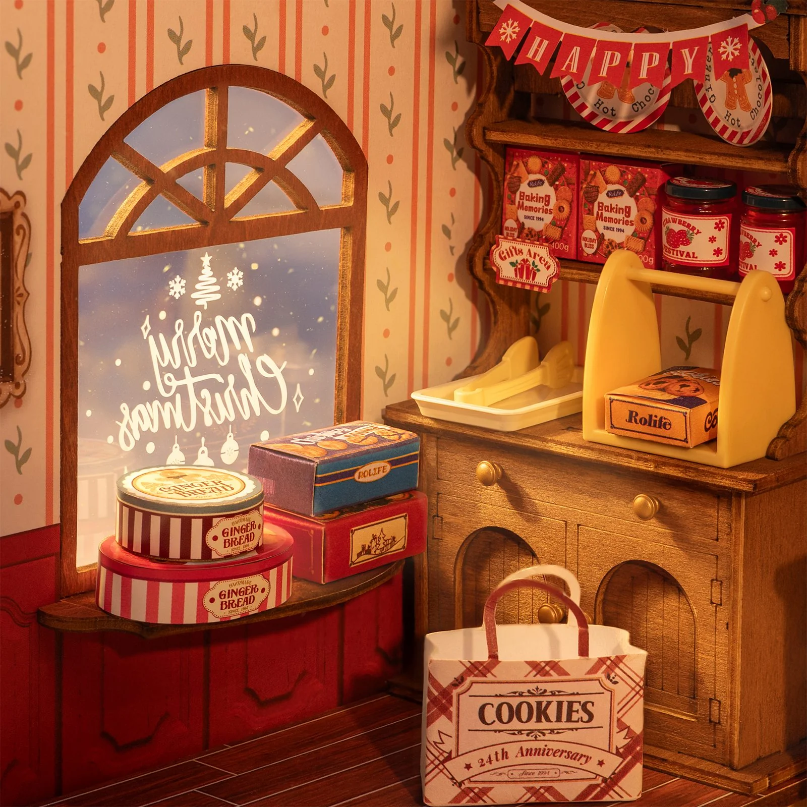 Robotime Gingerbread House DG176 - Image 6