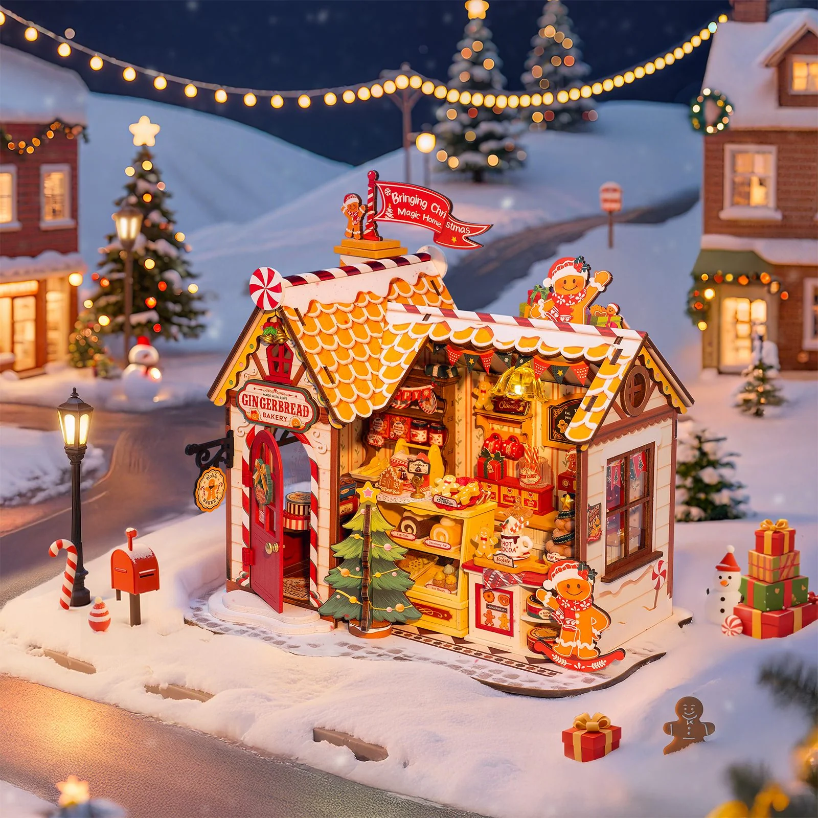 Robotime Gingerbread House DG176 - Image 7