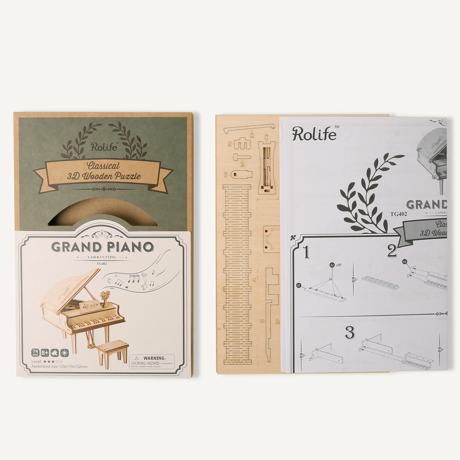 Robotime Grand Piano TG402 - Image 4