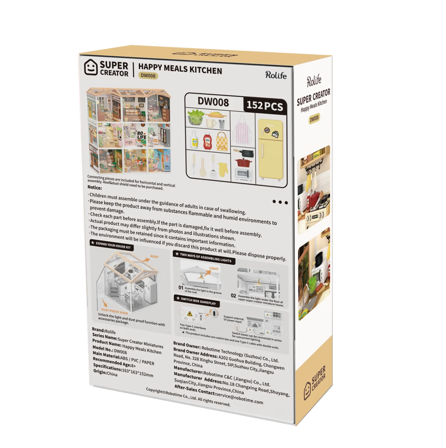 Robotime Happy Meals Kitchen DW008 - Image 3